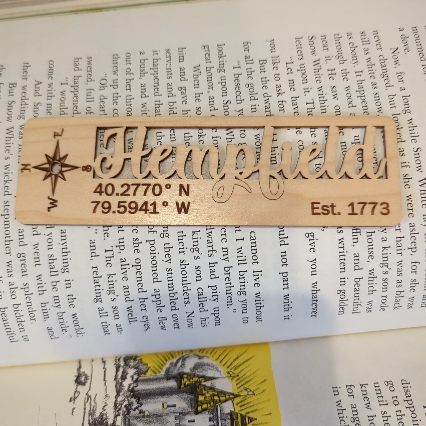 Wood Bookmark