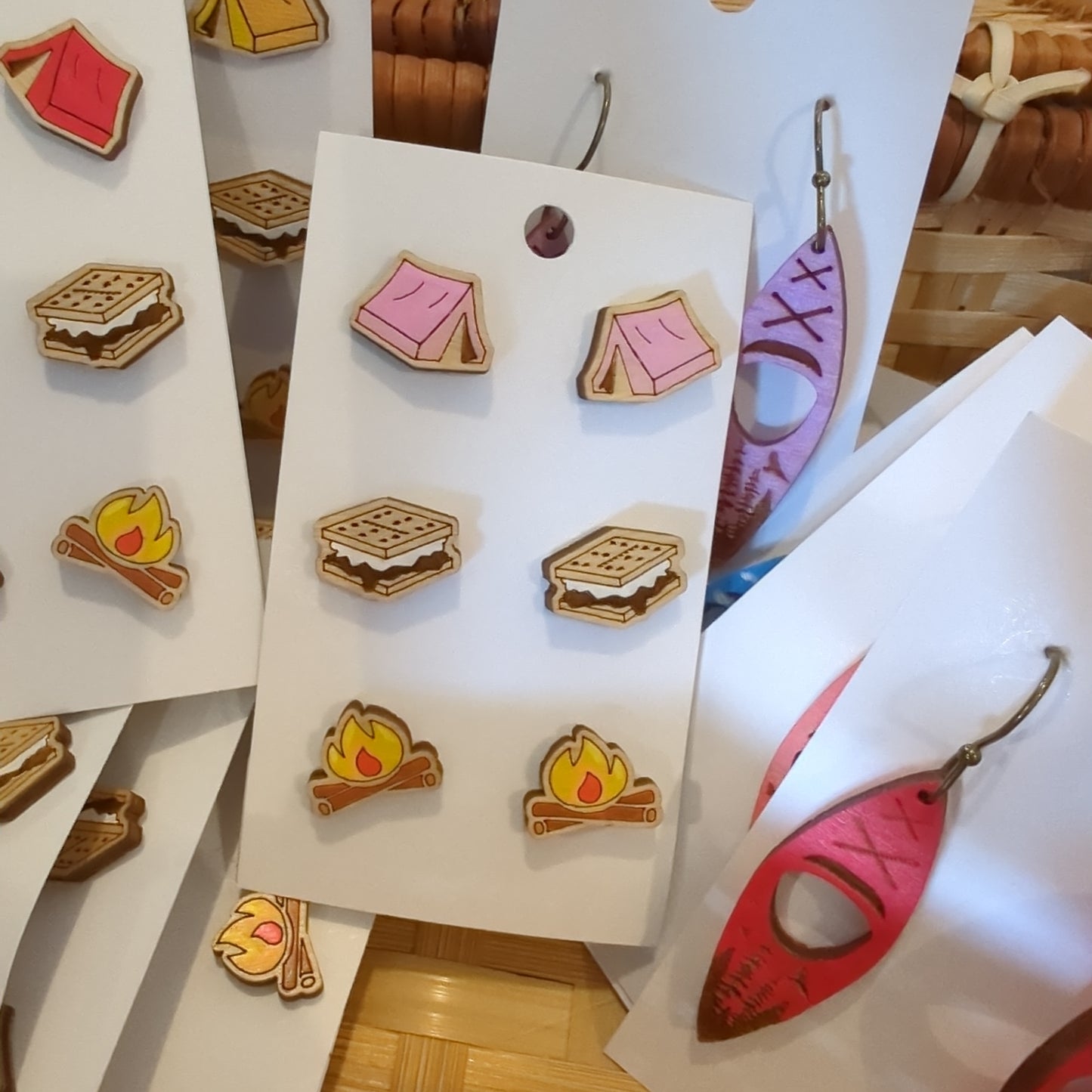 Tent Stud Earring Set