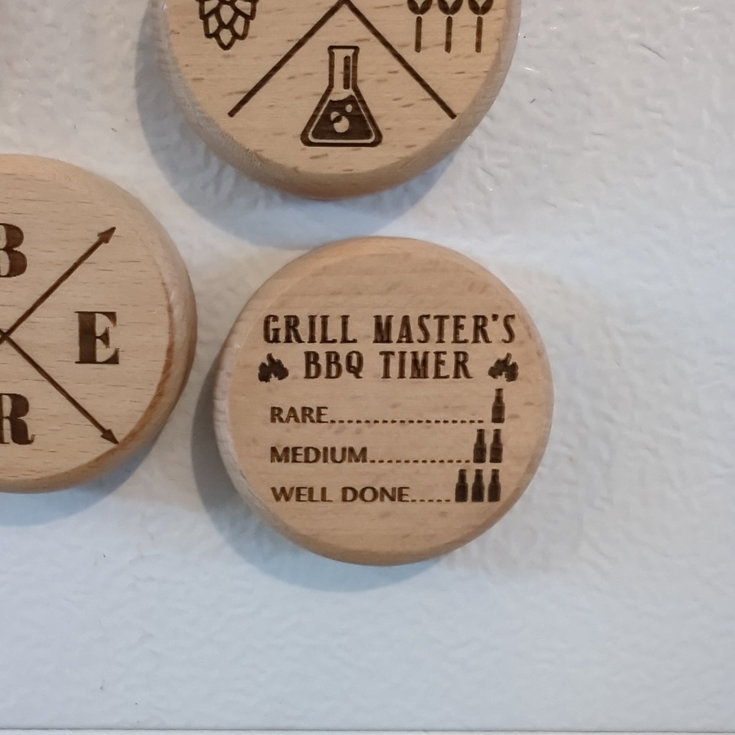 Round Magnet Bottle Opener 2.5"