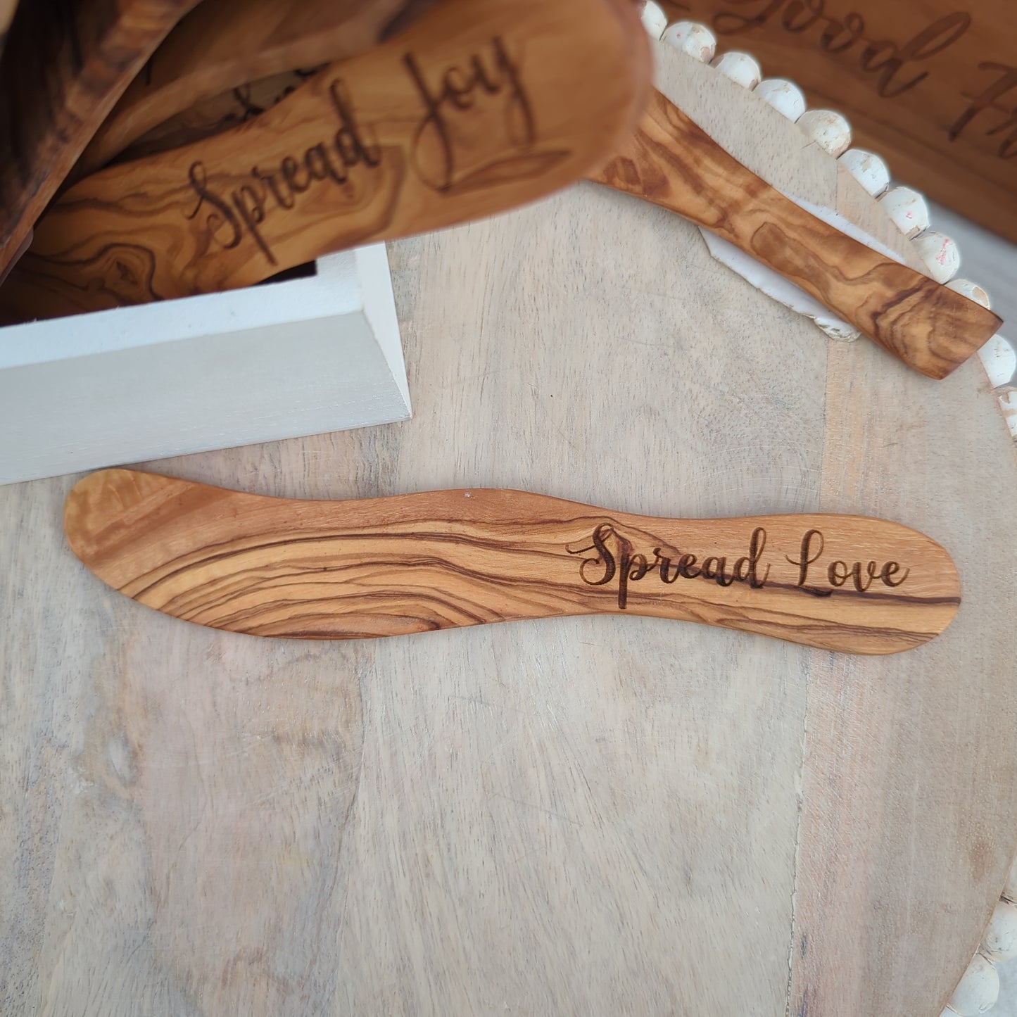 Olive Wood Spreader