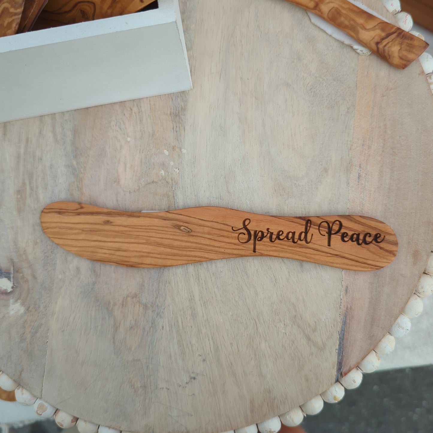 Olive Wood Spreader