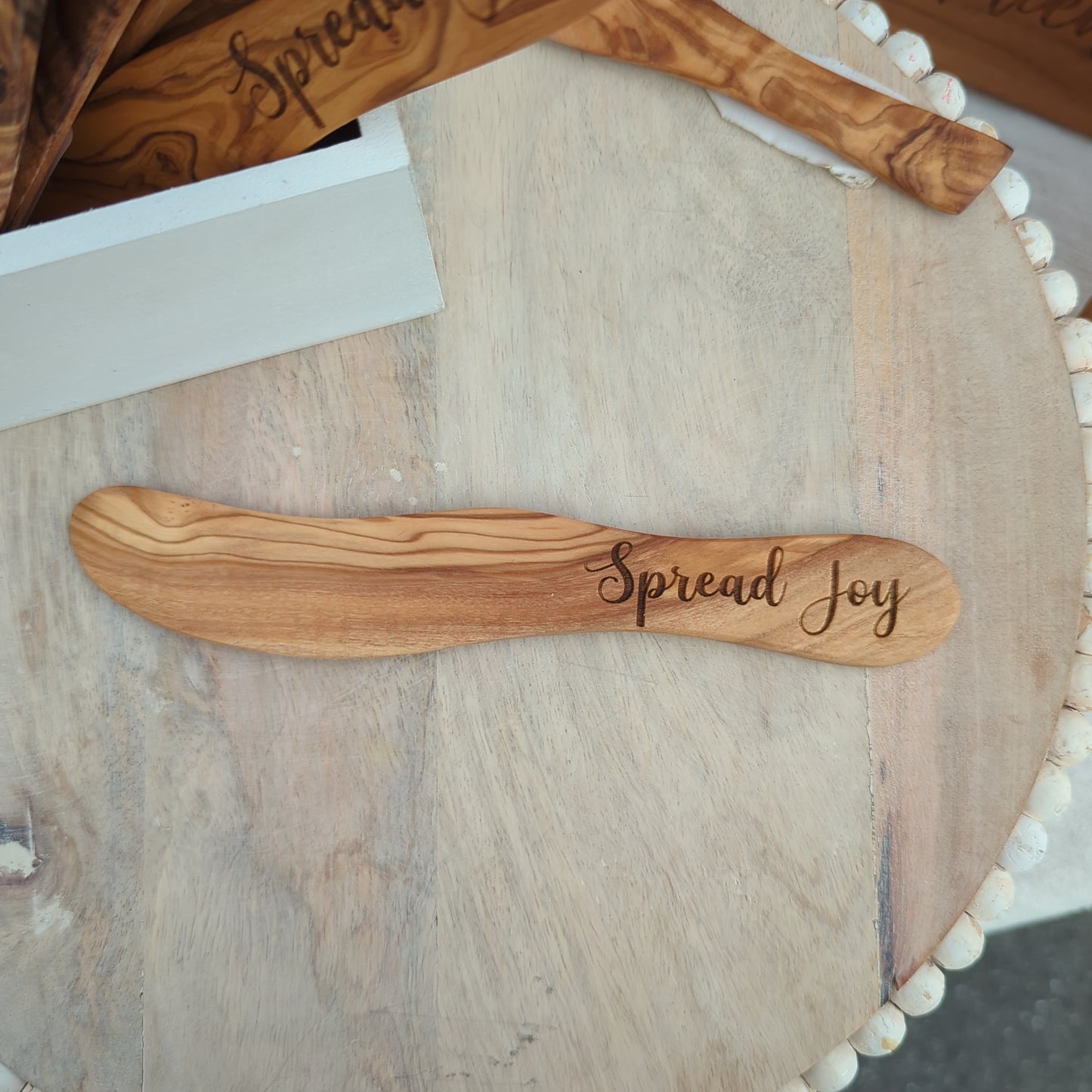 Olive Wood Spreader