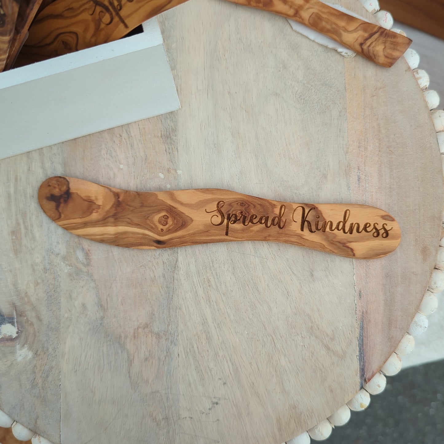 Olive Wood Spreader
