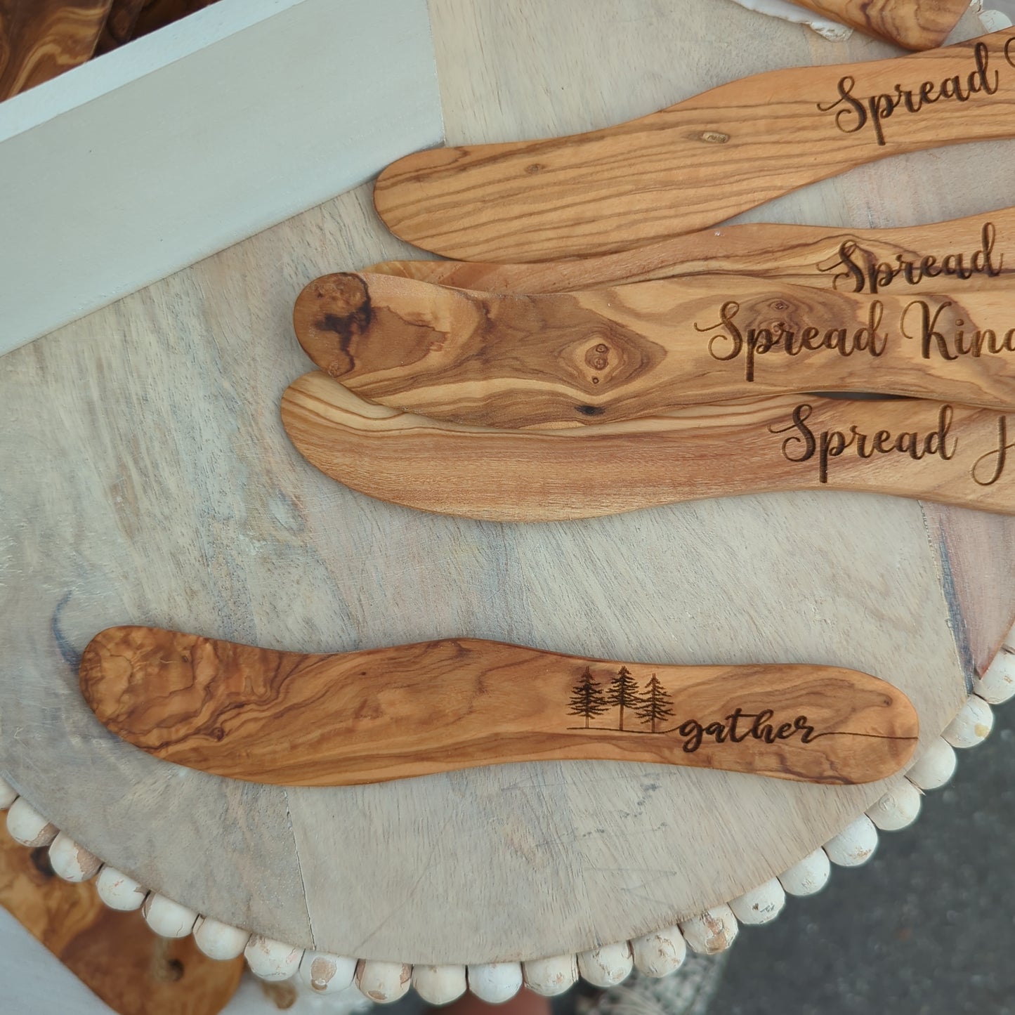 Olive Wood Spreader