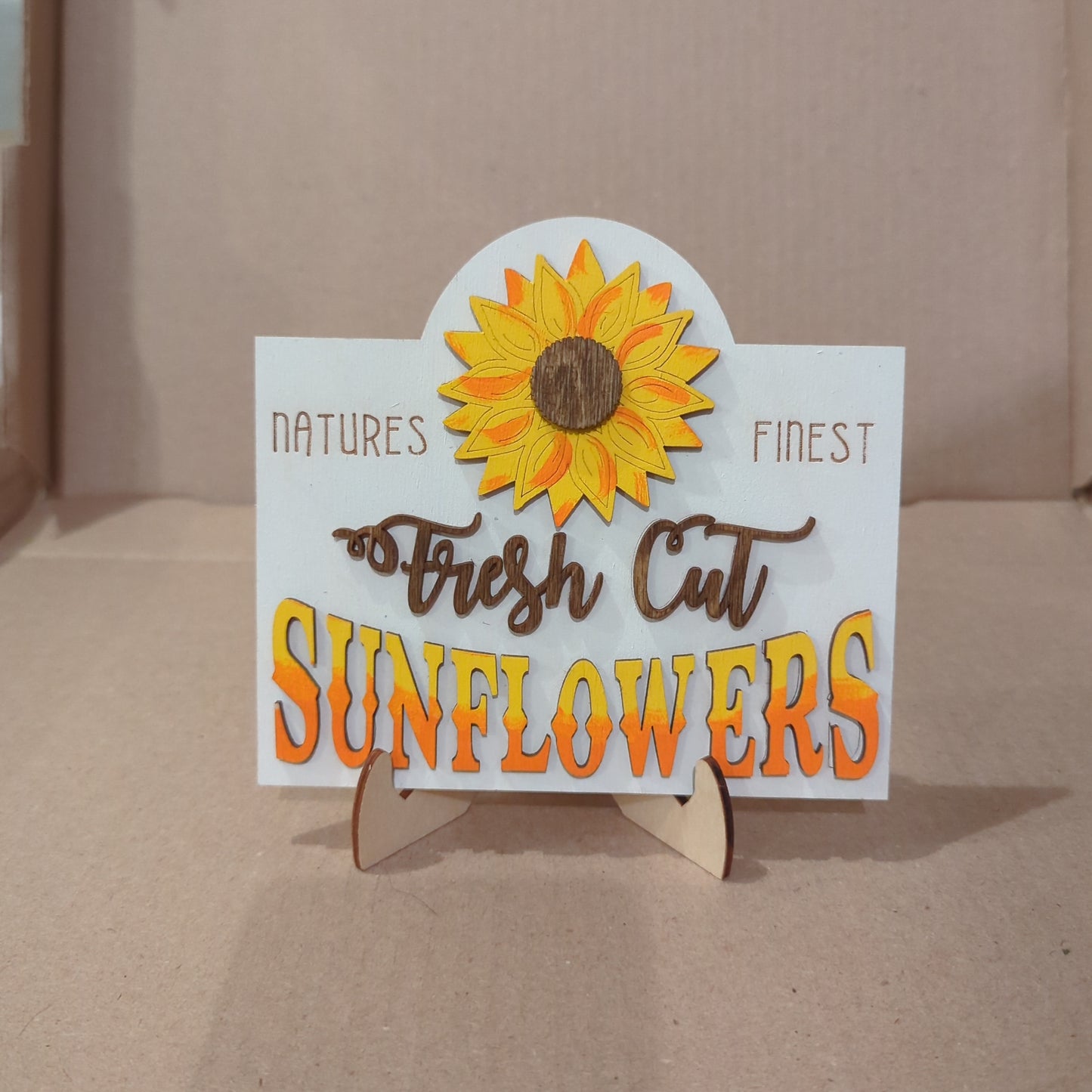 Sunflower Tiered Tray Pieces