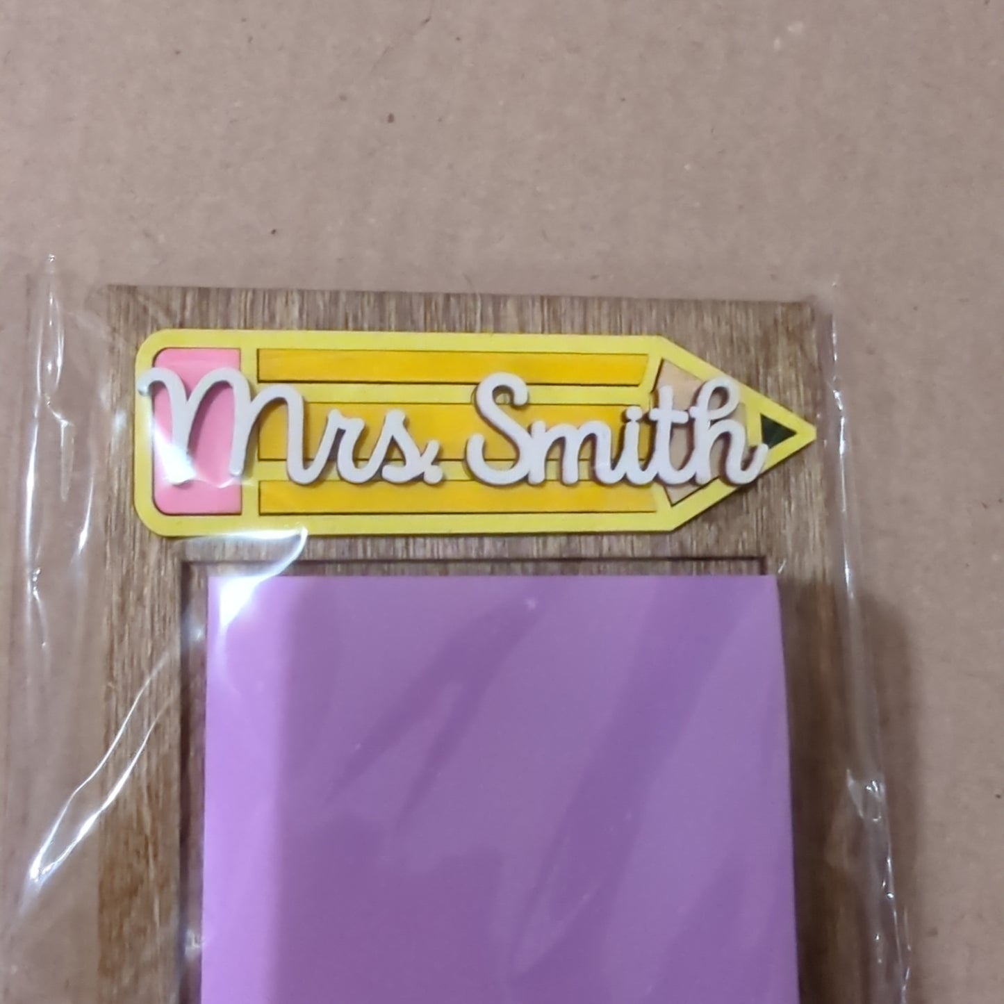 Teacher Sticky Note Holder
