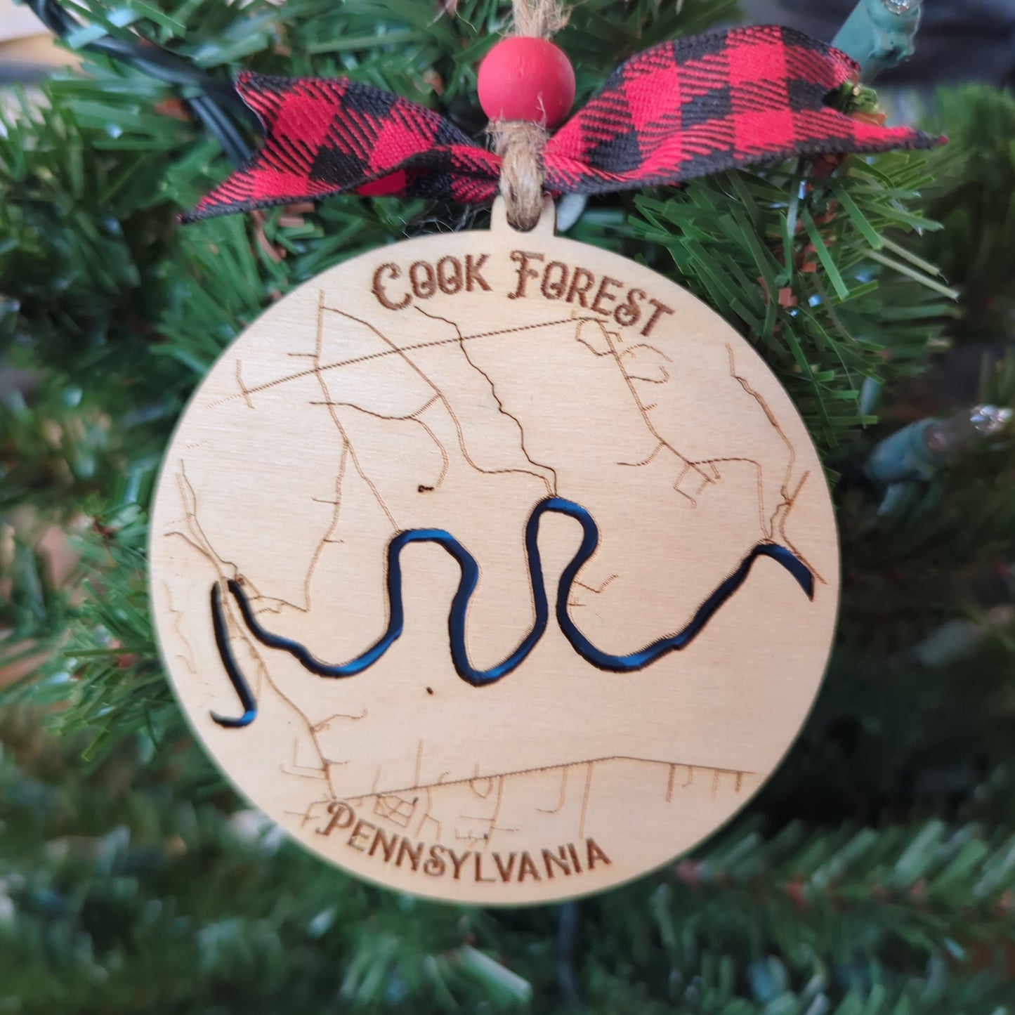 Clarion River Cook Forest Ornament