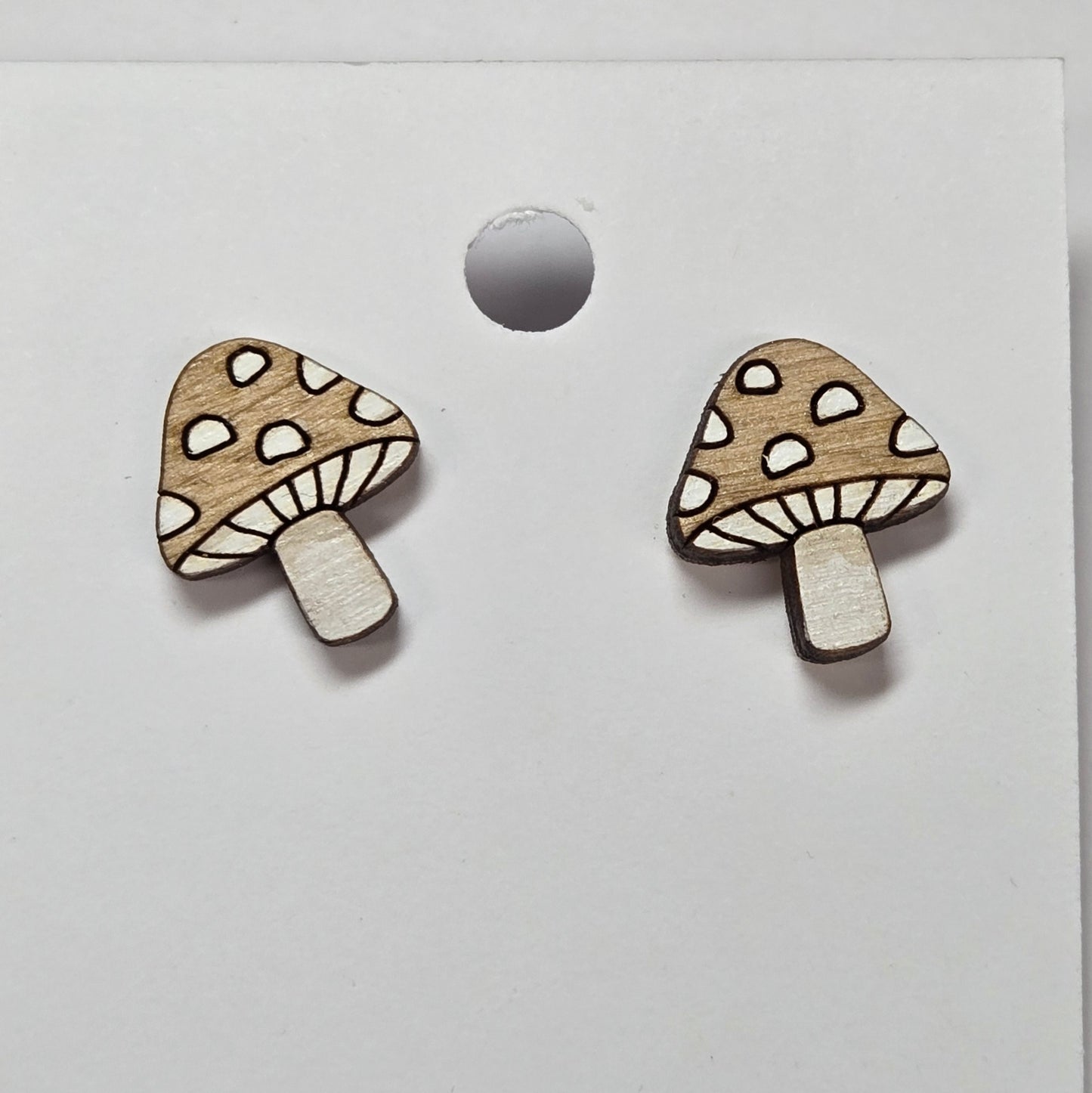 Mushroom Stud Earrings