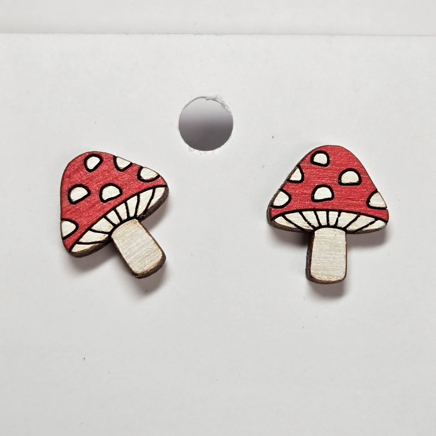 Mushroom Stud Earrings