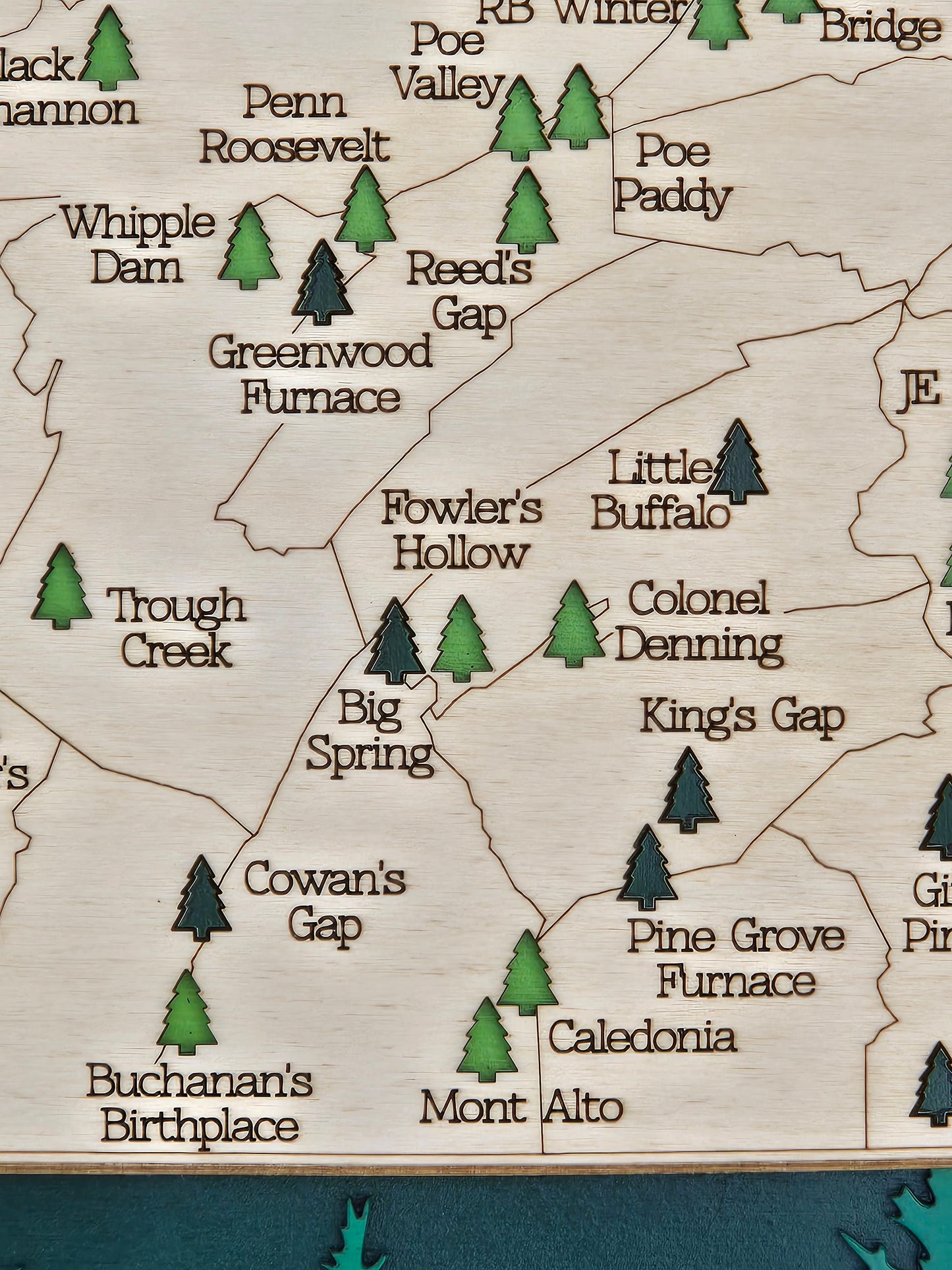 Pennsylvania State Park Map