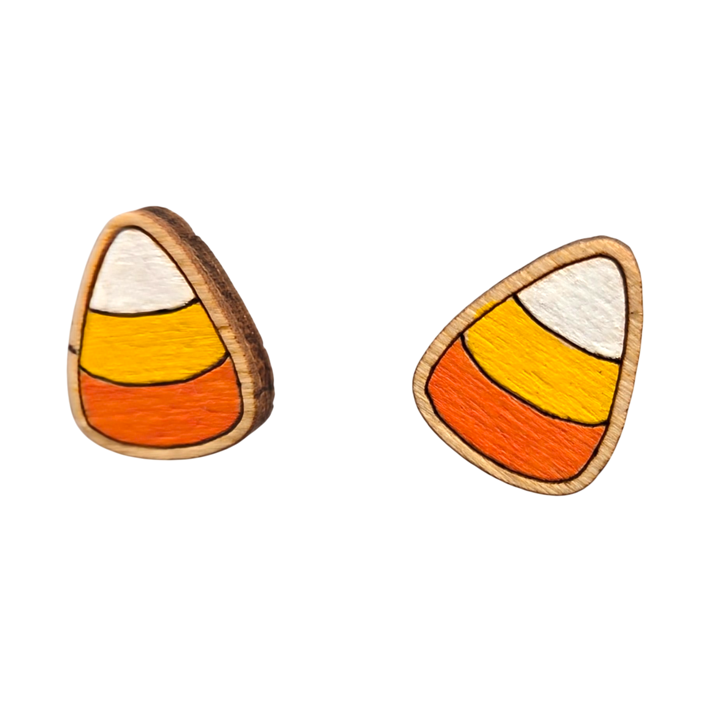 Candy Corn Stud Earrings