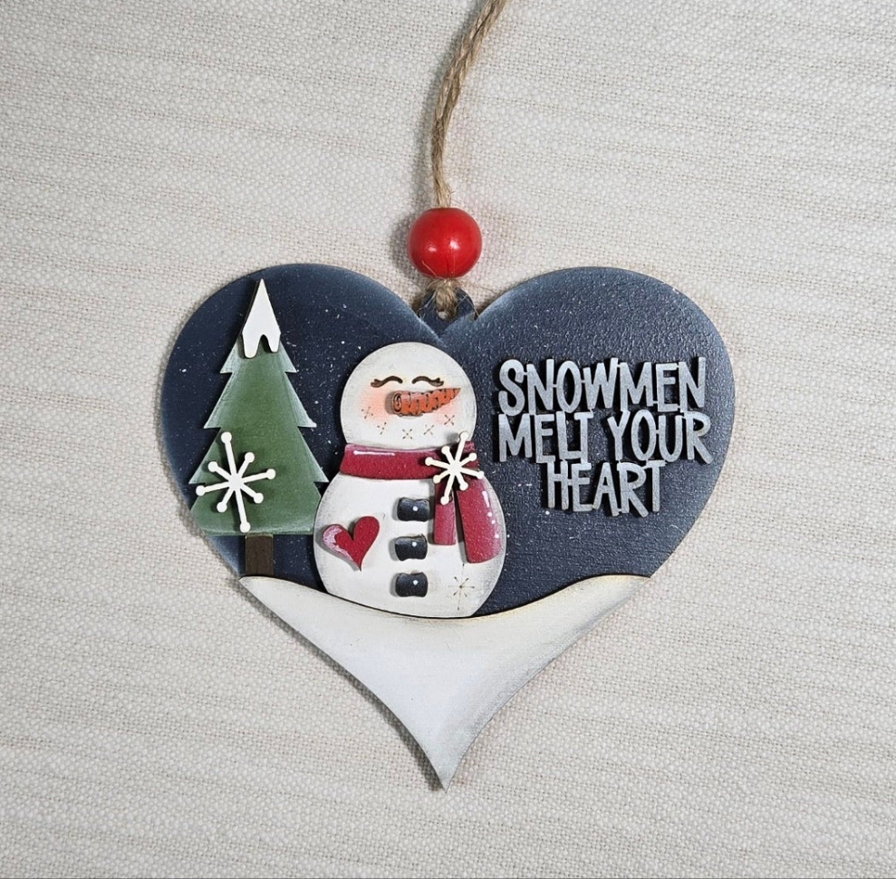 Snowman Melt Your Heart Ornament