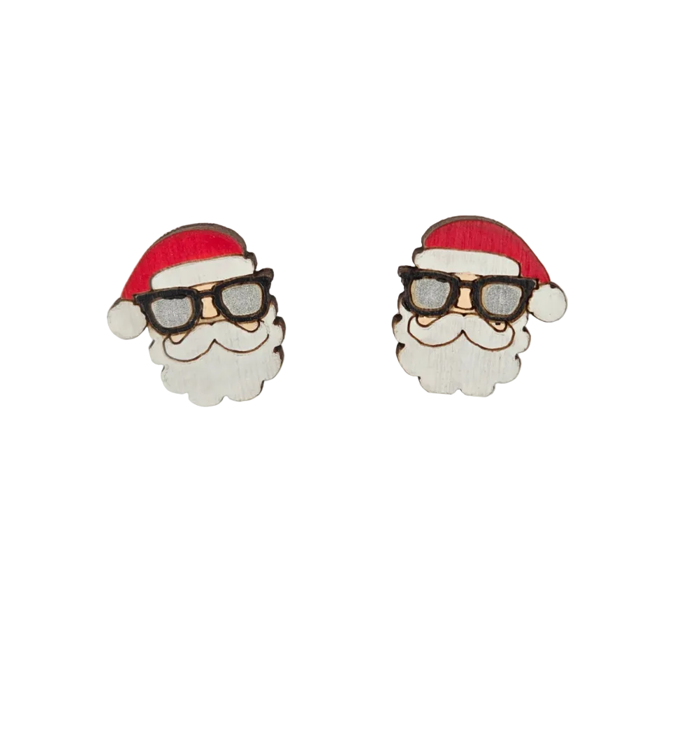 Cool Santa Stud Earrings