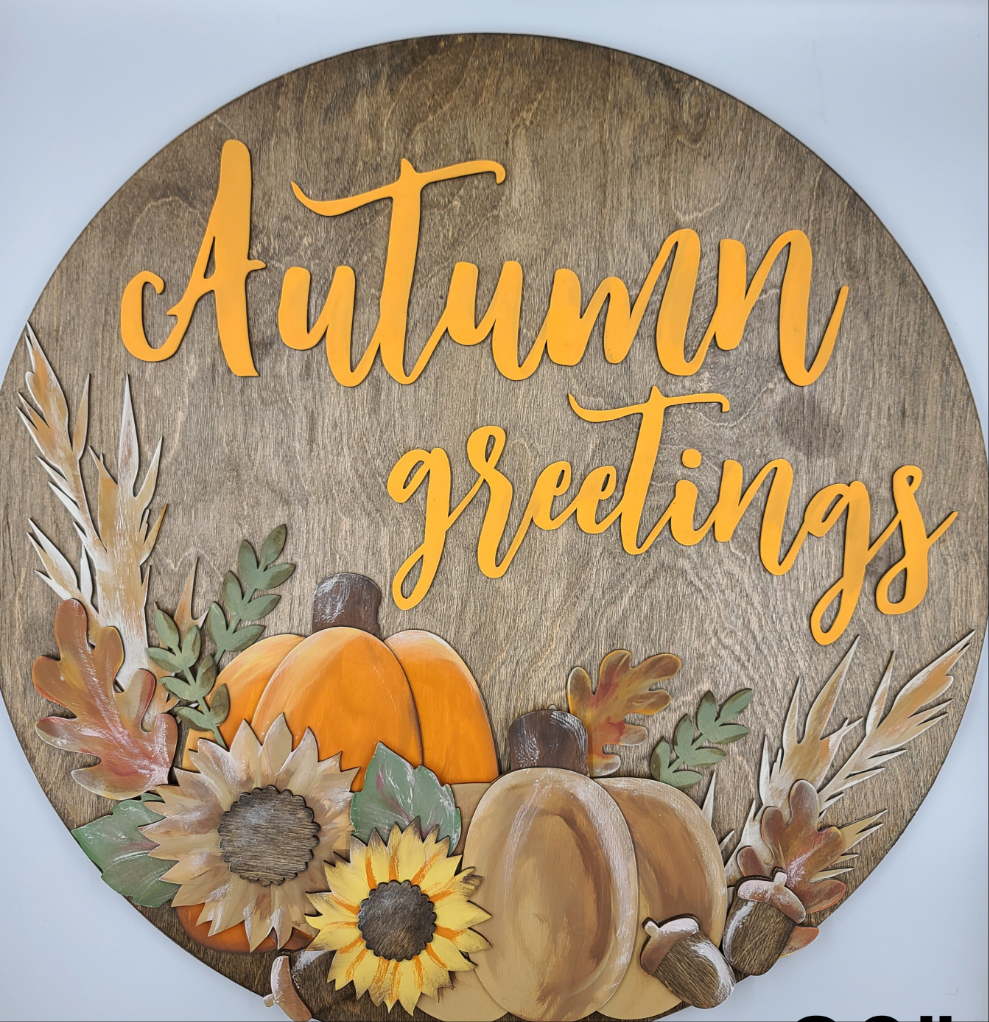 Autumn Greetings, 18"