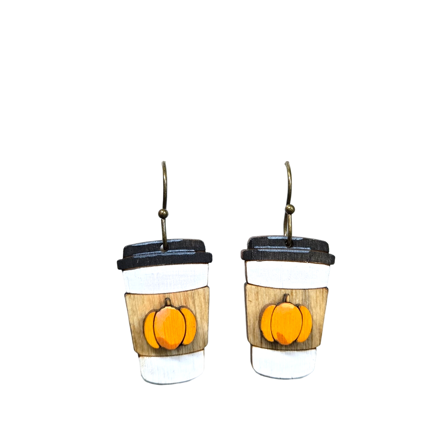 Pumpkin Spice Coffee Dangle Earring