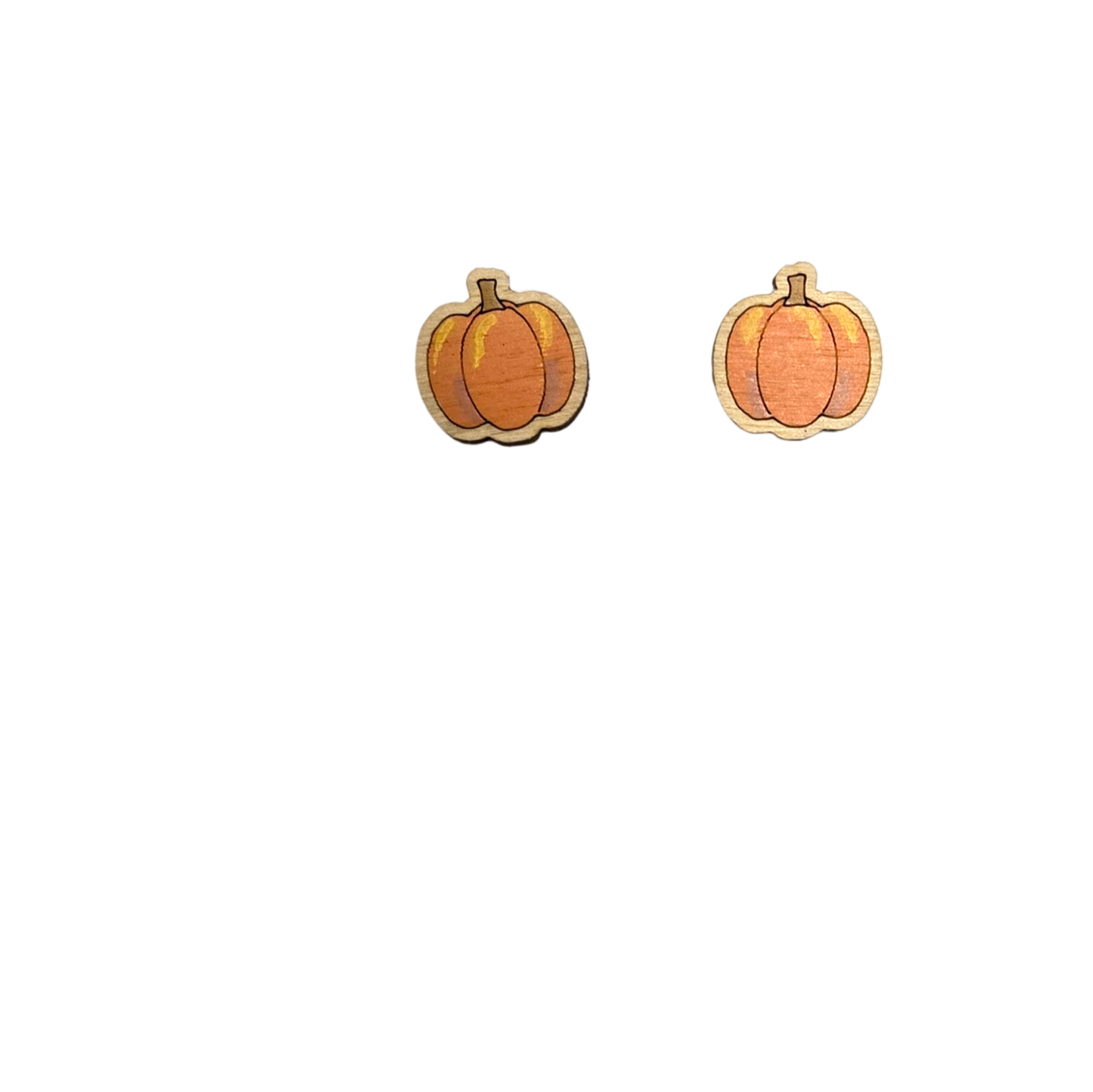 Pumpkin Stud Earrings