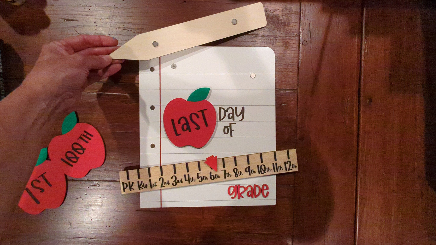 Personalized First/Last Day of School Sign Prop