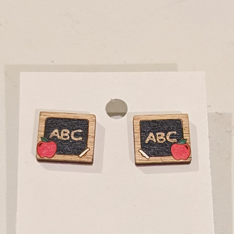 School Stud Earrings