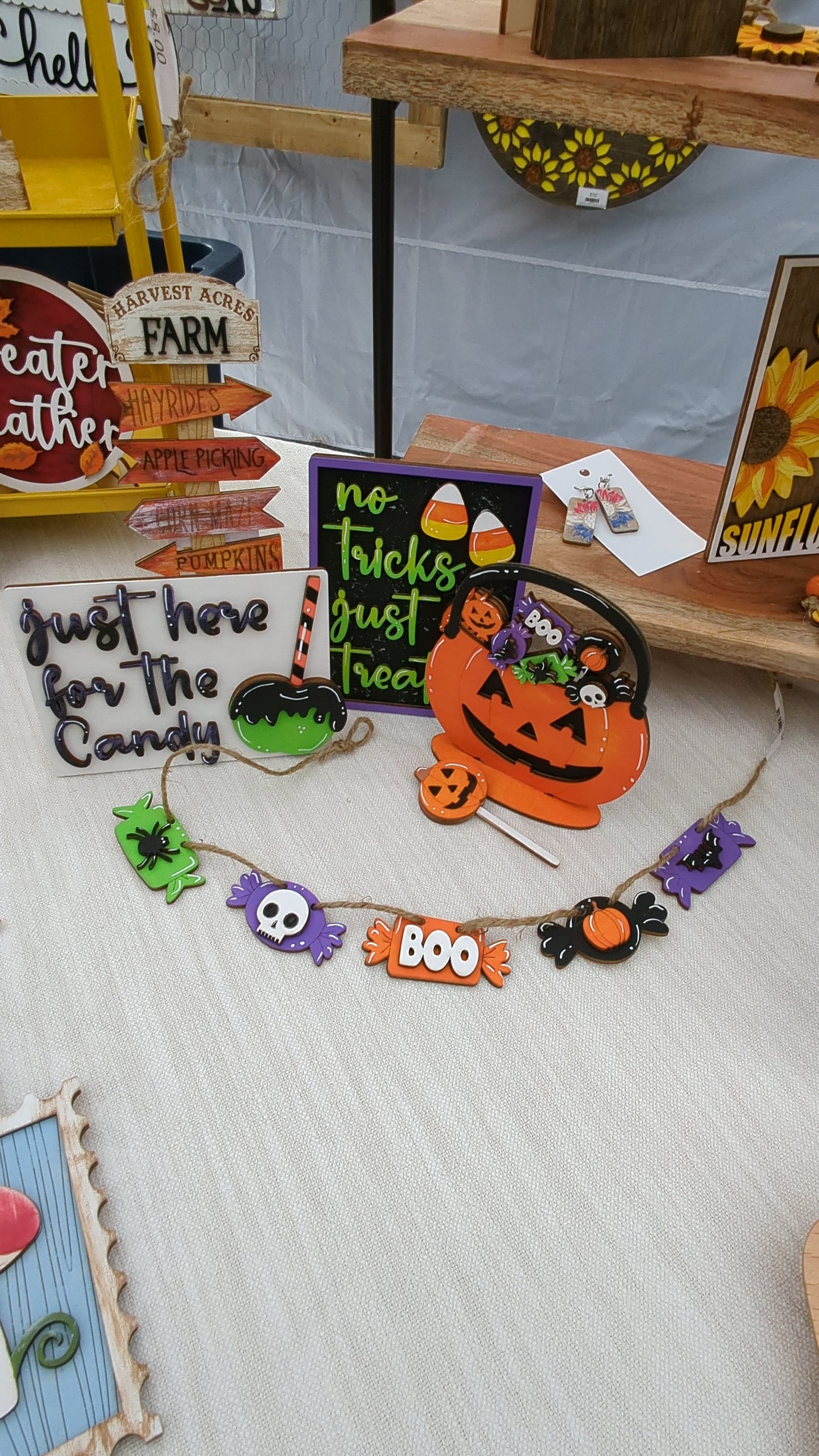 Halloween Candy Tiered Tray Pieces