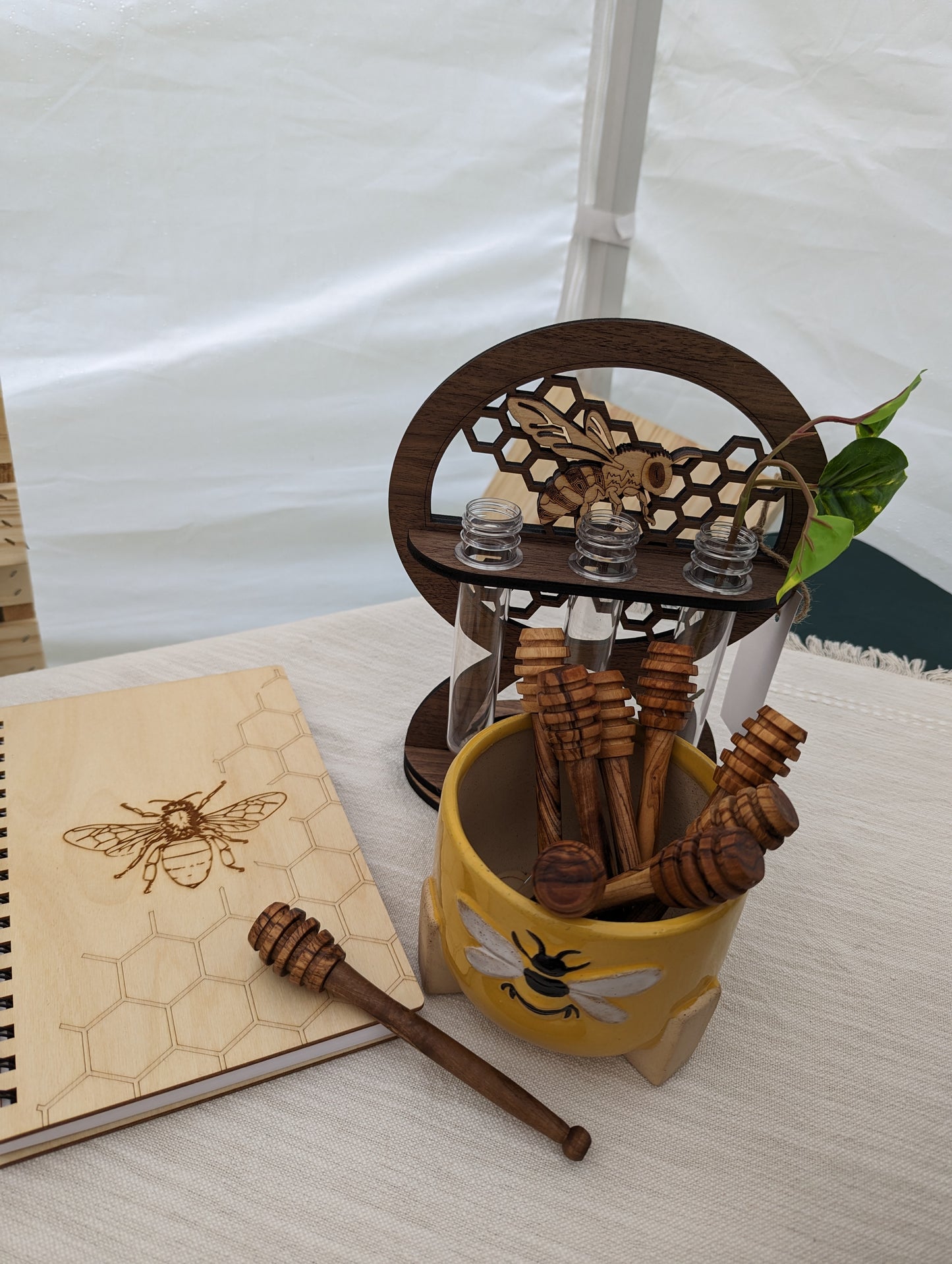 Olive Wood Honey Dipper