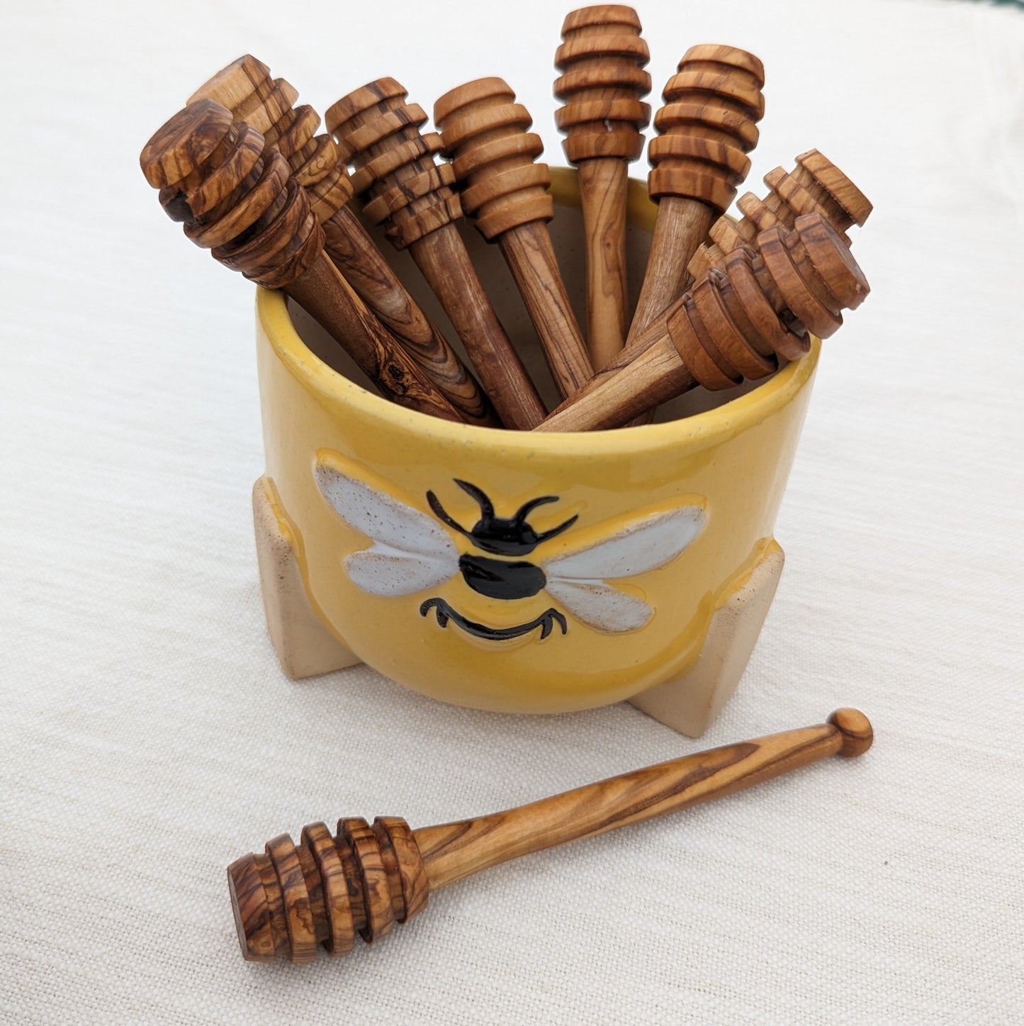 Olive Wood Honey Dipper