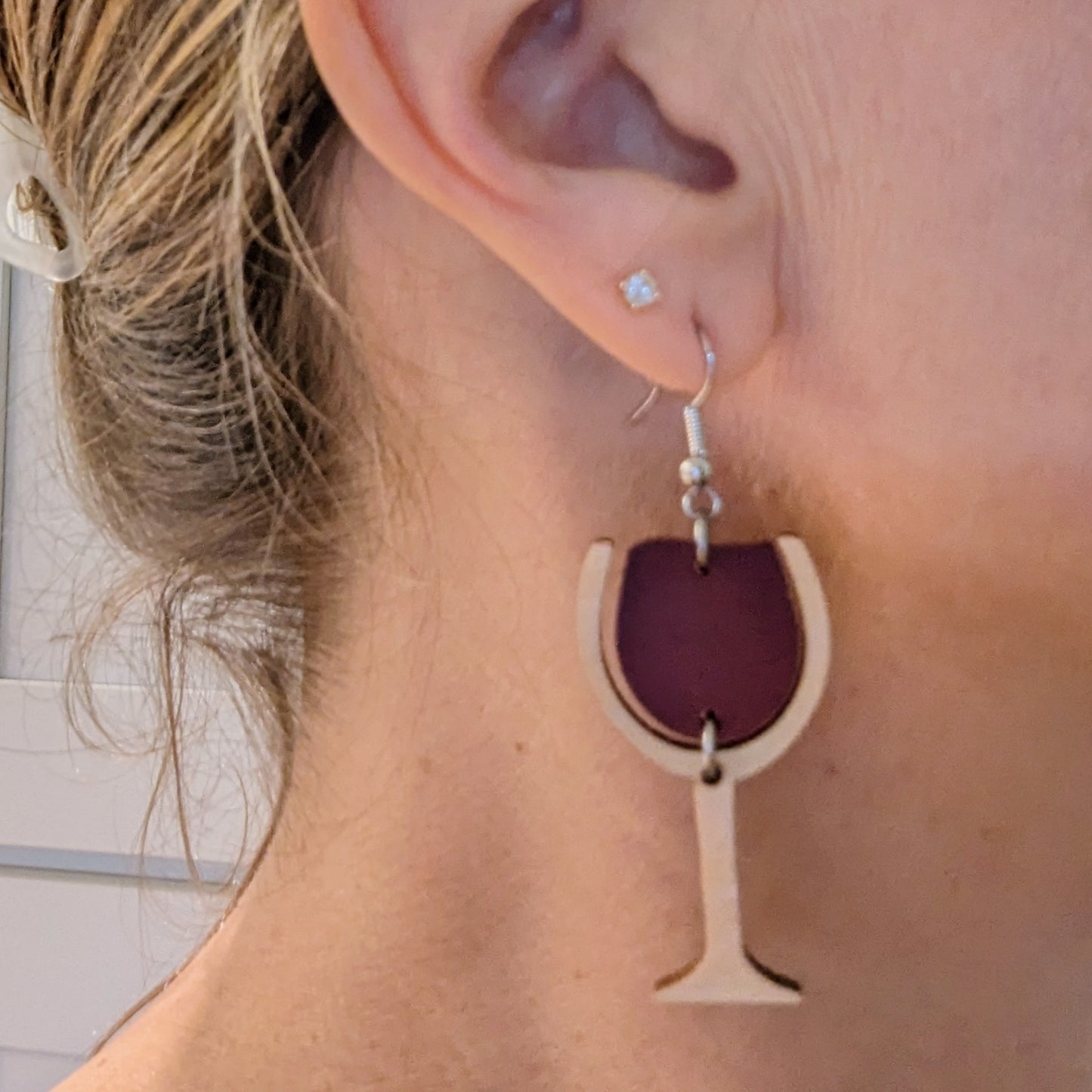 Wine Glass Earrings