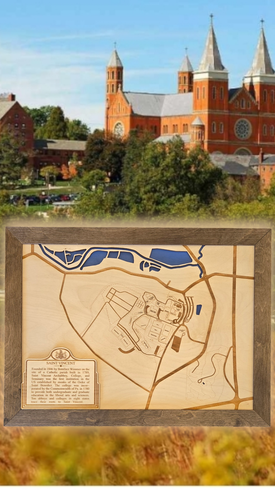 St. Vincent College Campus Map PA