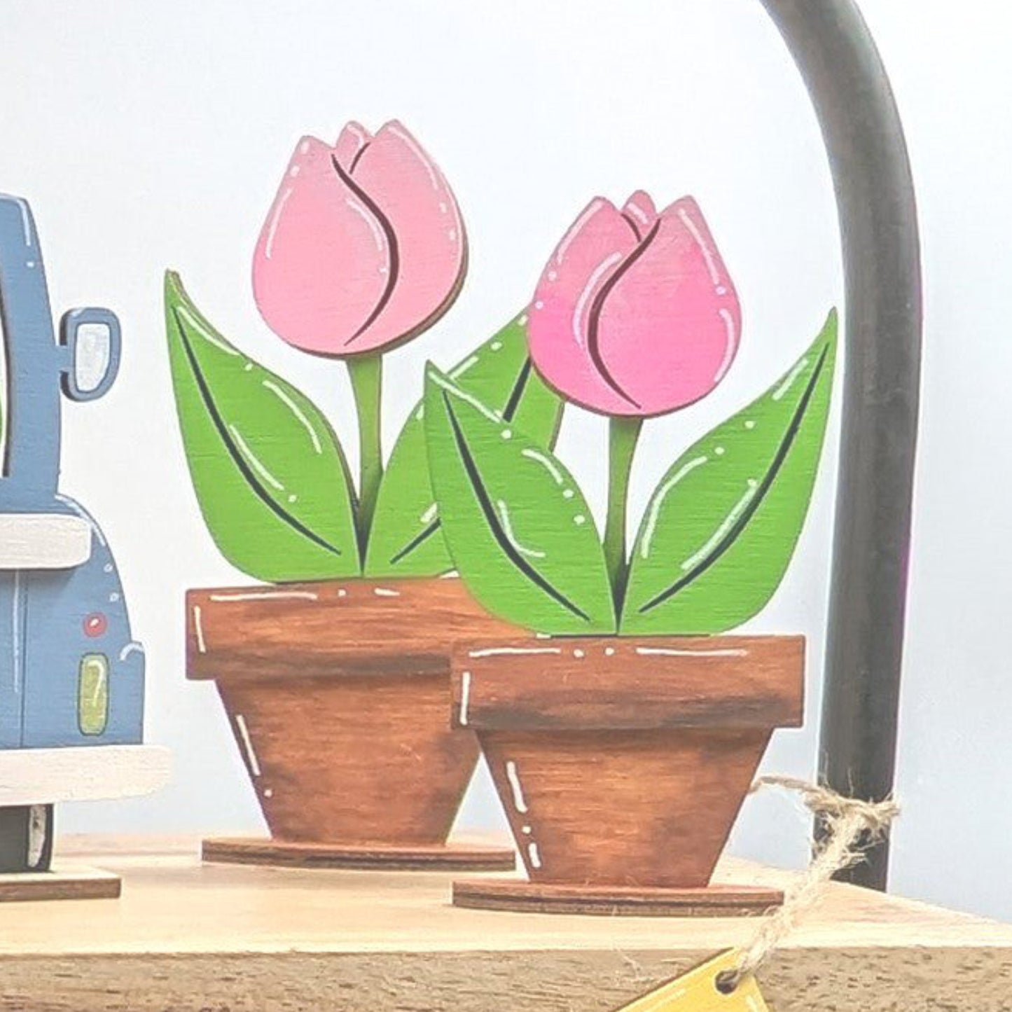 Spring Tiered Tray Decor, Sold Individually