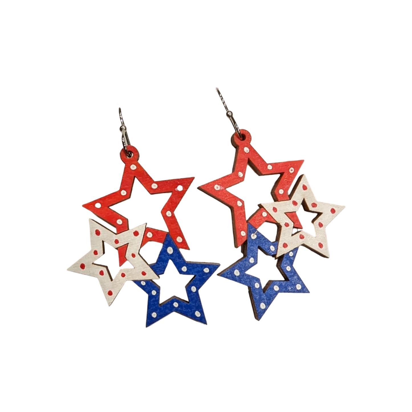 Star Cluster Dangle Earrings