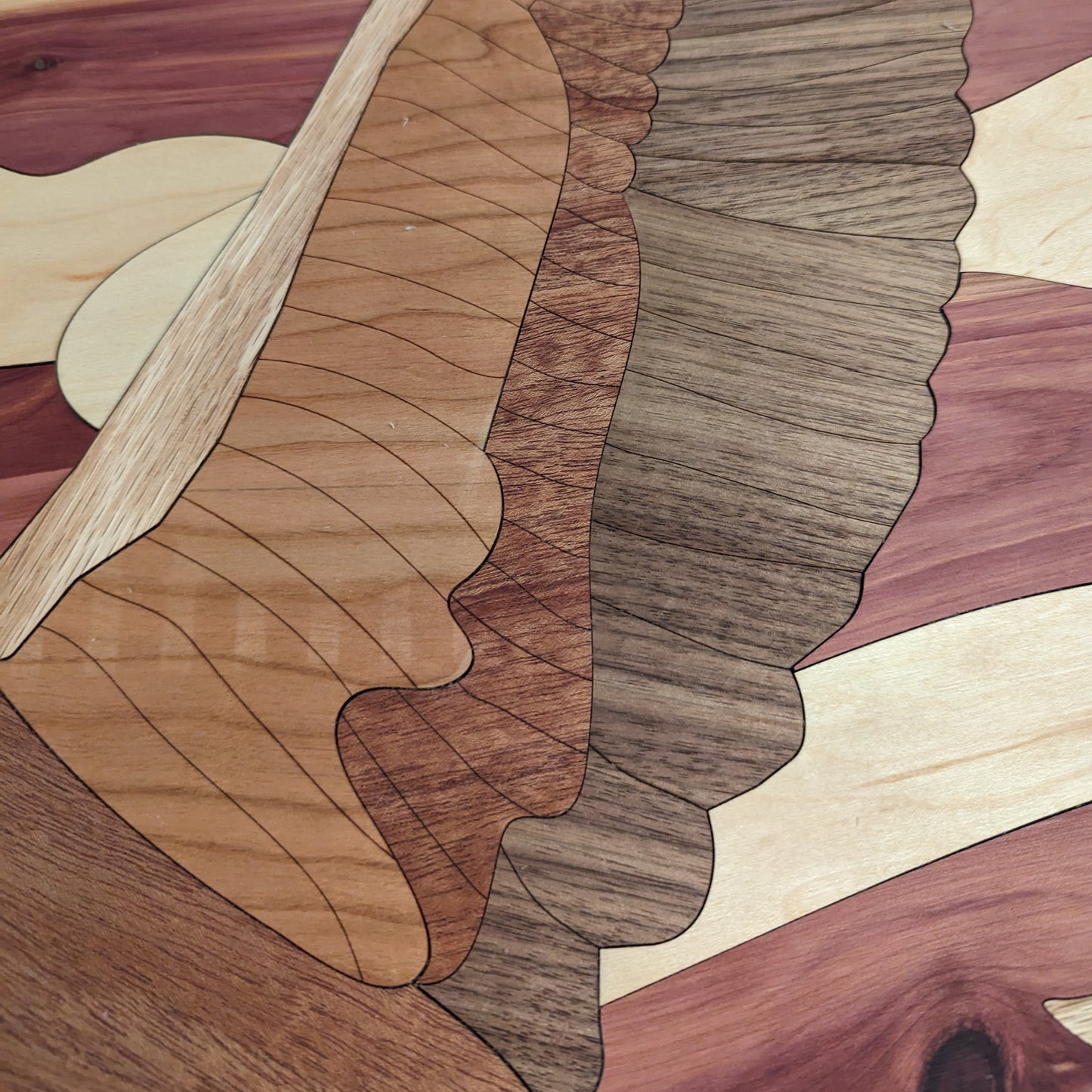 Eagle Soaring 24" Quilt Wooden Art