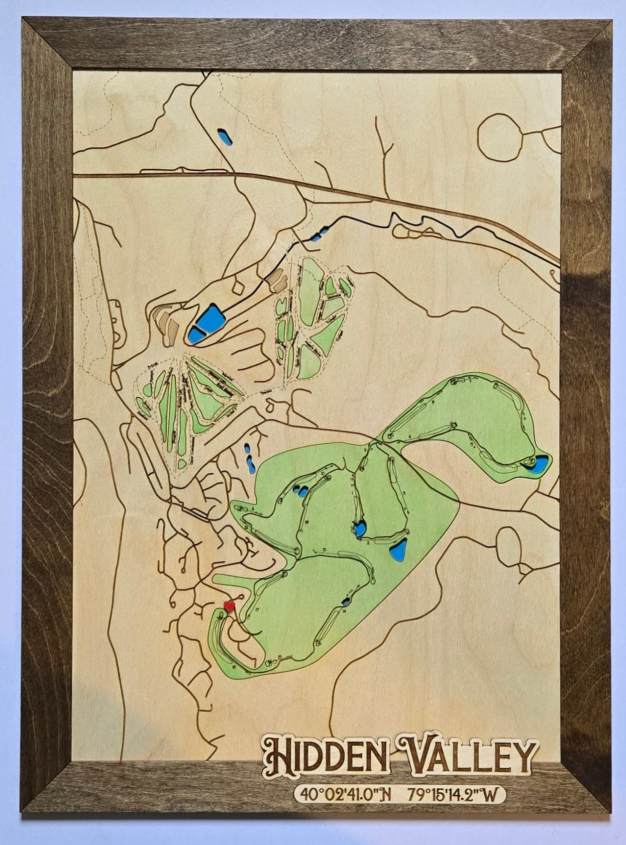 Hidden Valley PA Map