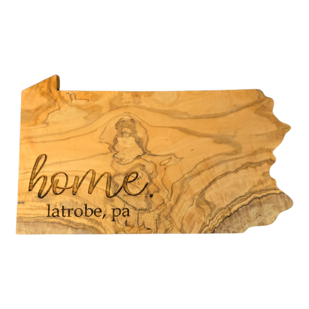 Pennsylvania Olive Wood Cutting Board