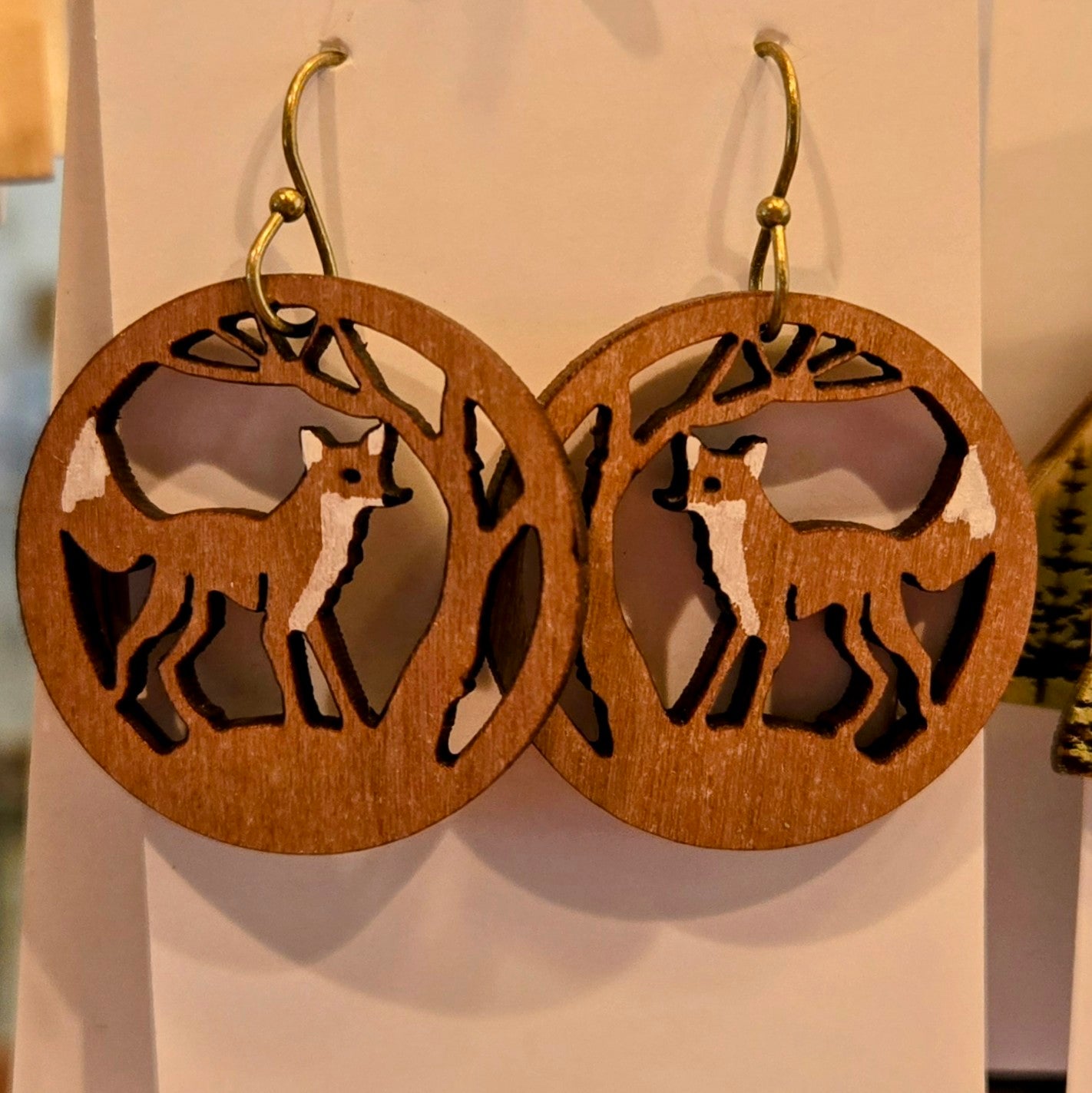 Fox Forest Dangle Earrings