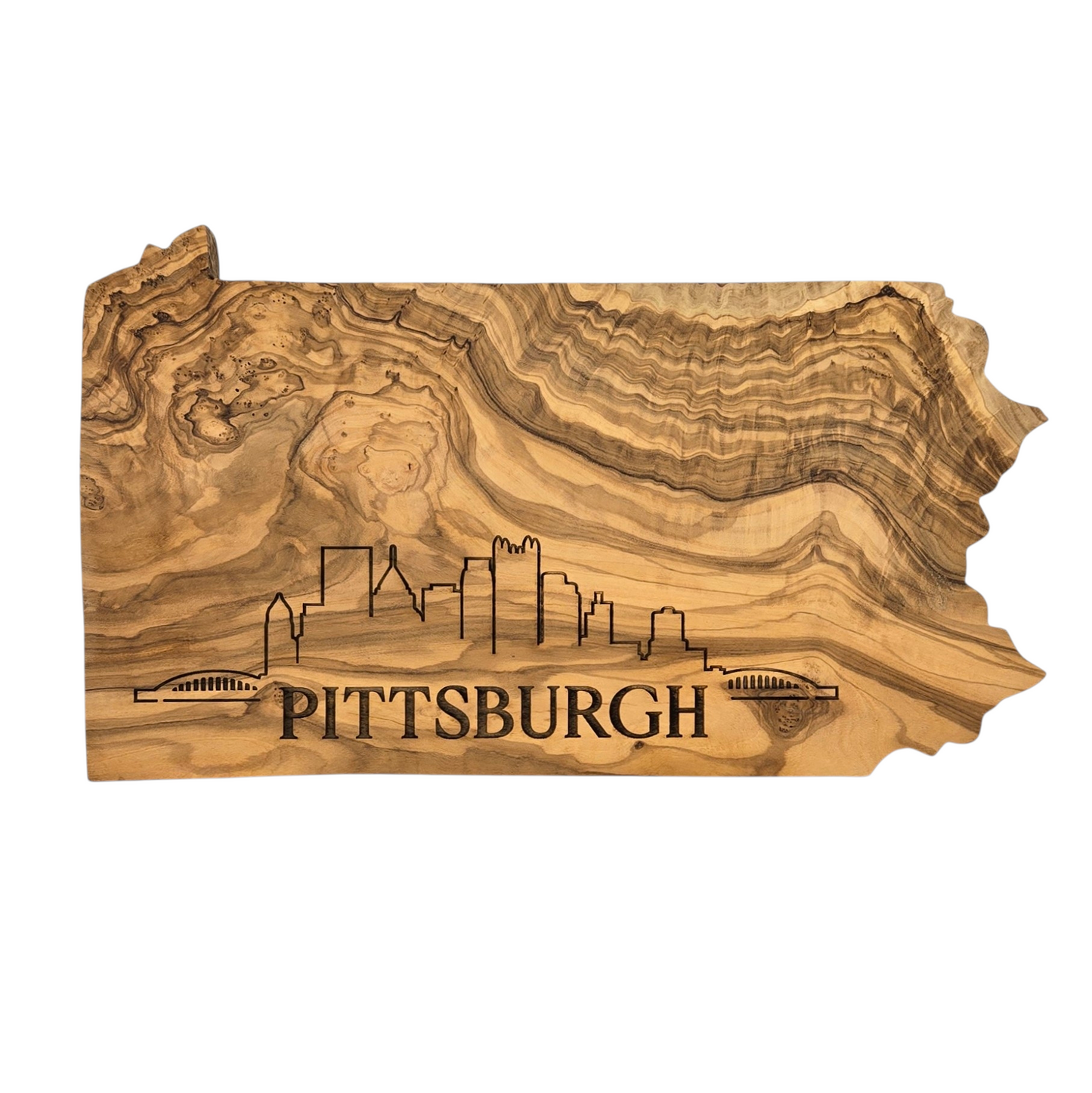 Pennsylvania Olive Wood Cutting Board