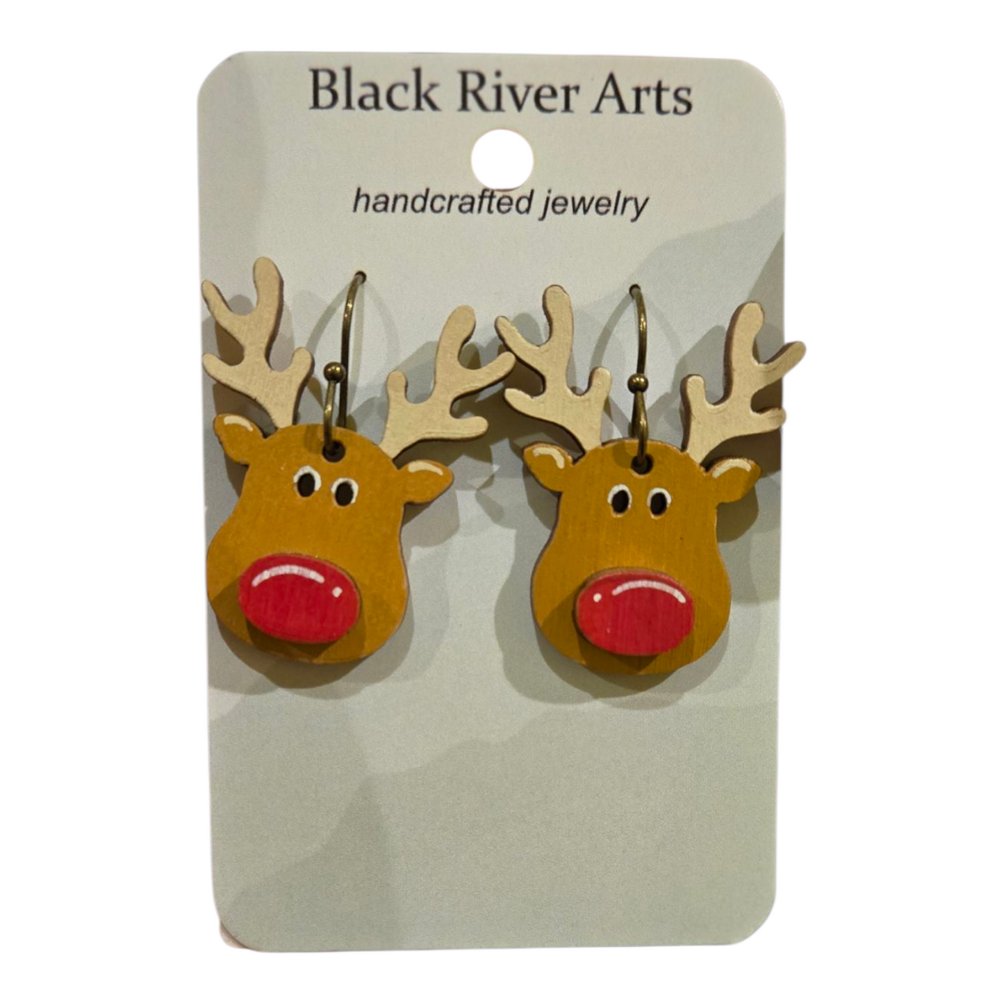 Rudolph Silhouette Dangle Earrings