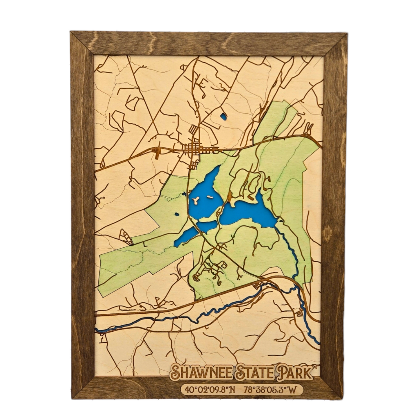 Shawnee State Park PA Map