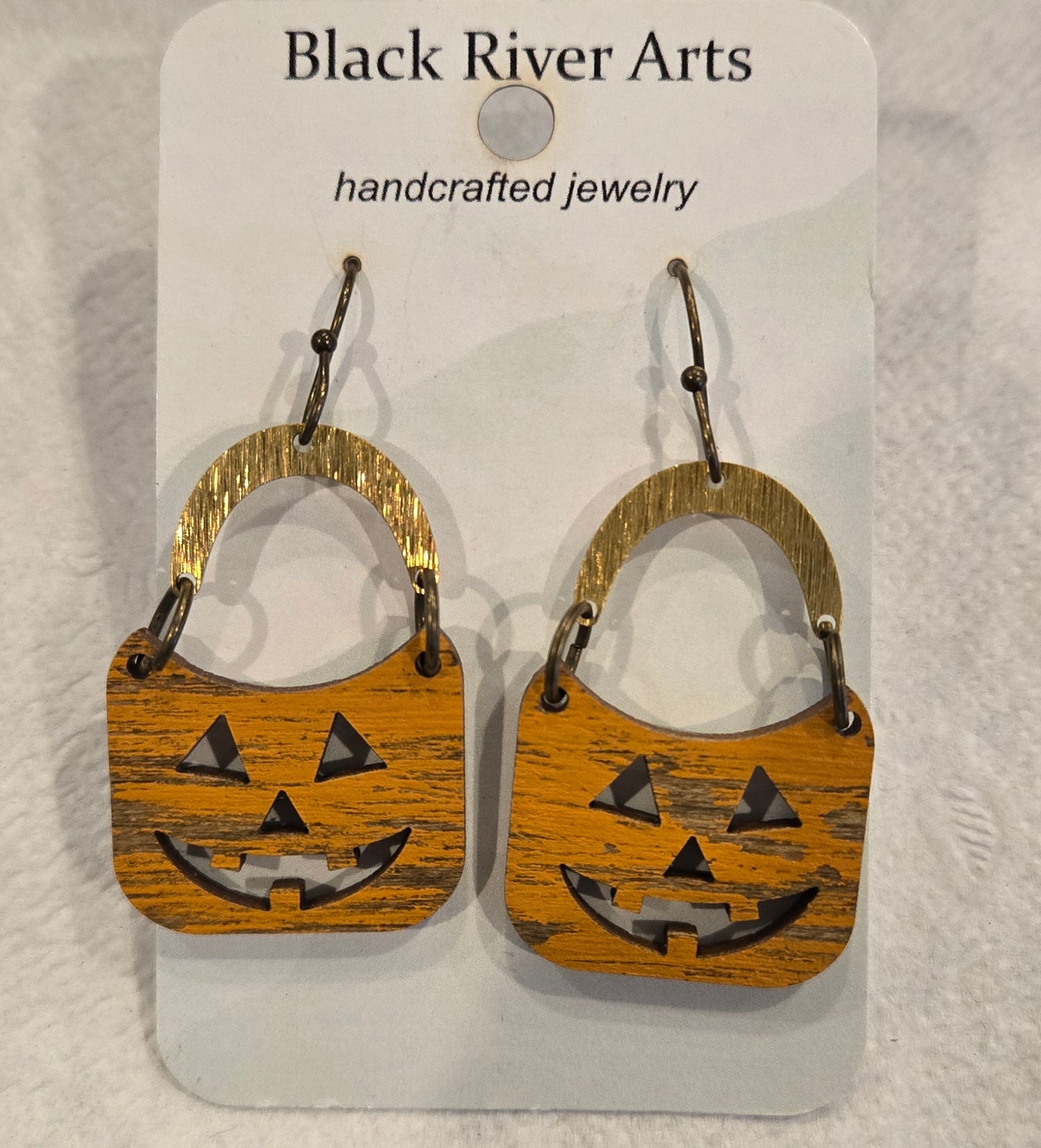 Jack O Lantern Dangle Earrings
