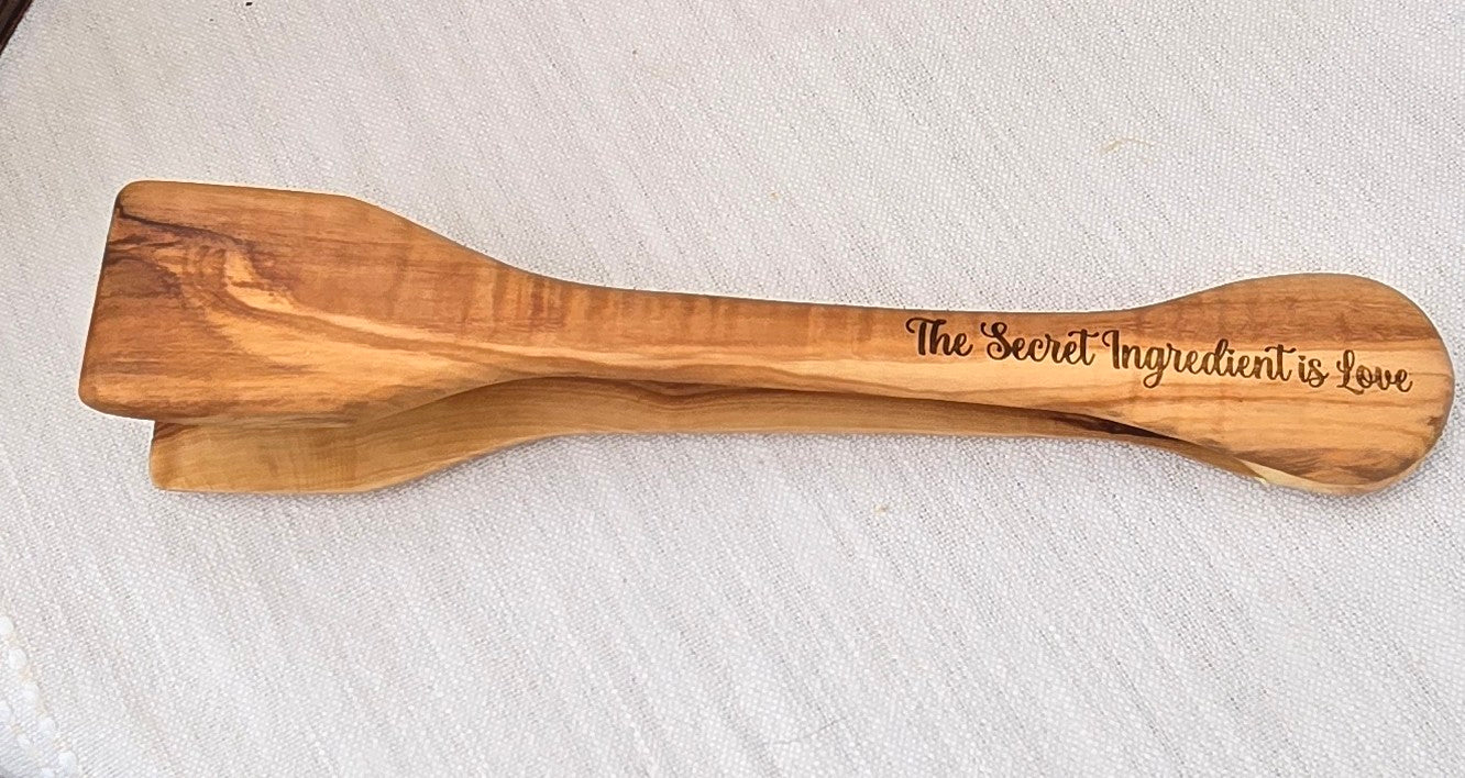 Olive Wood Tongs