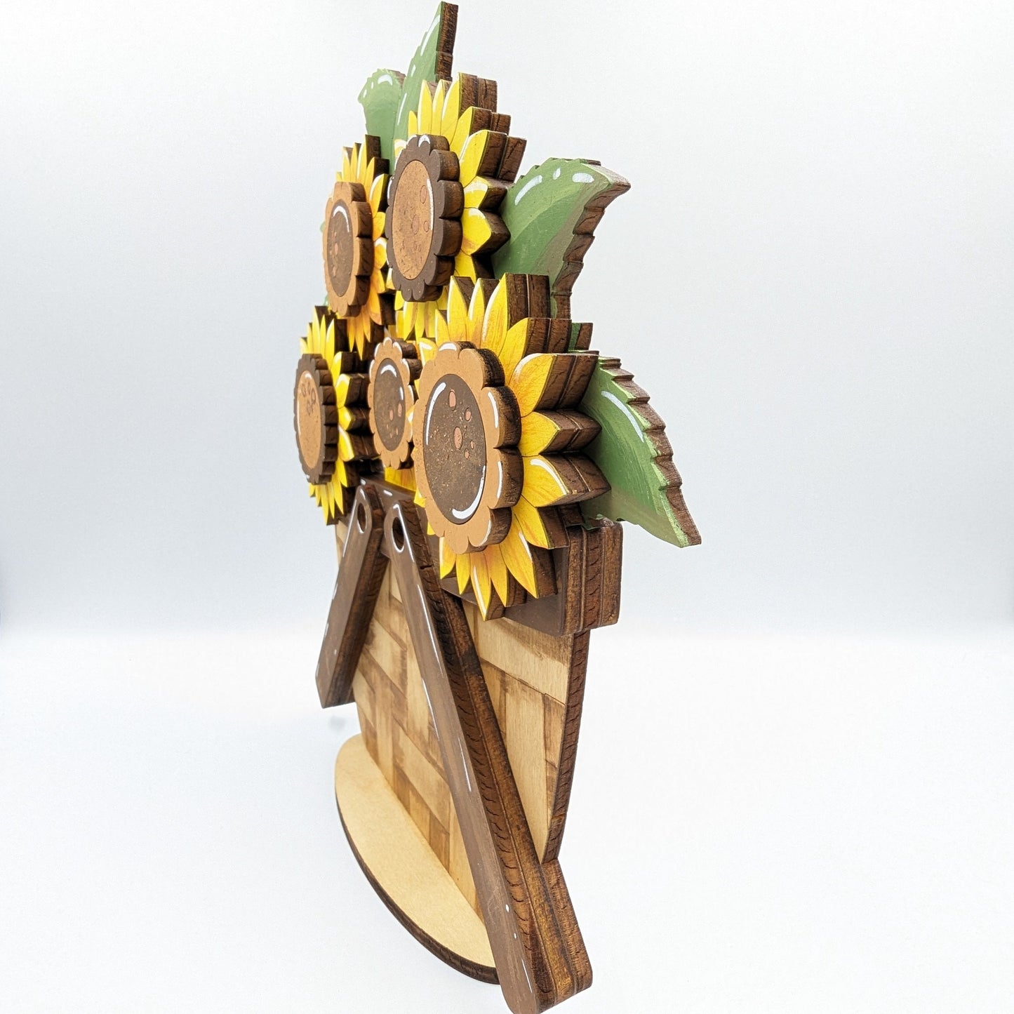Sunflower Basket Tabletop Display