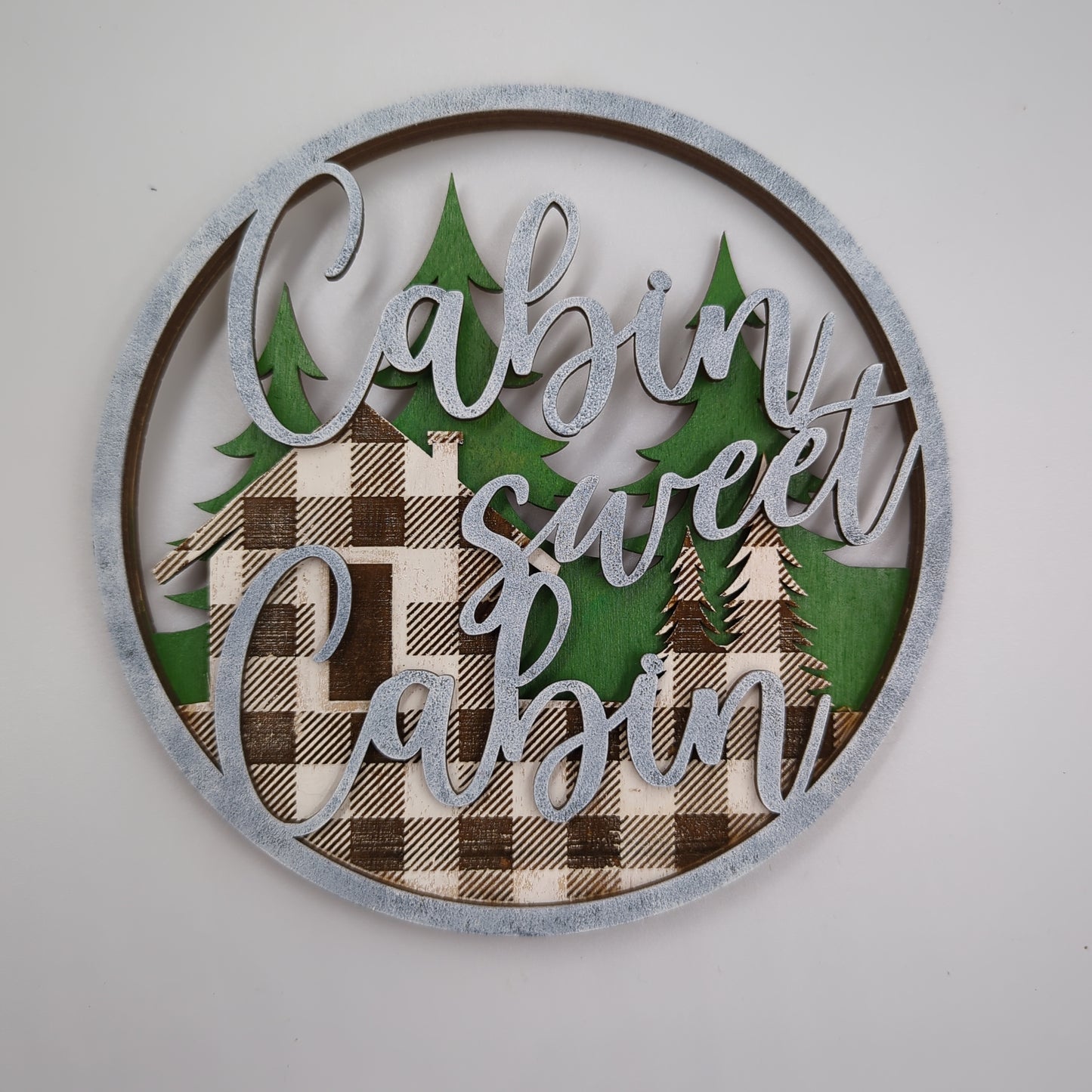 Cabin Sweet Cabin Round Sign