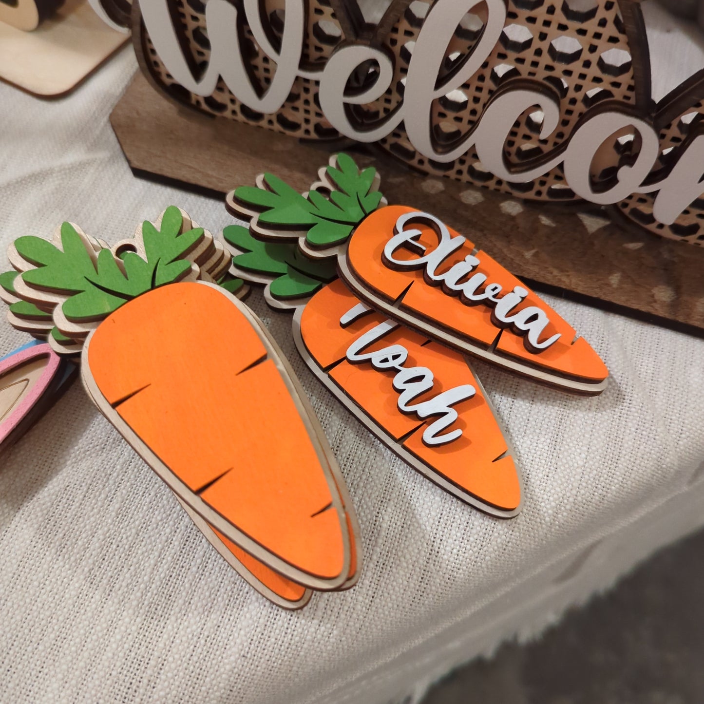 Carrot Easter Tag