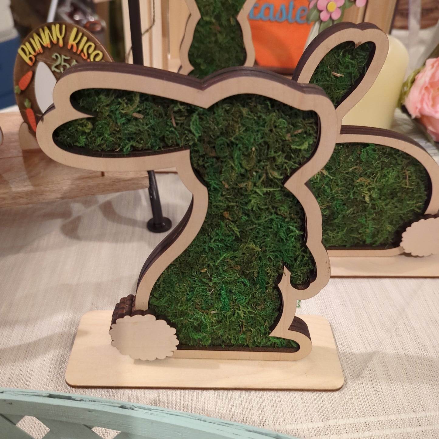 Easter Bunny with Moss Insert