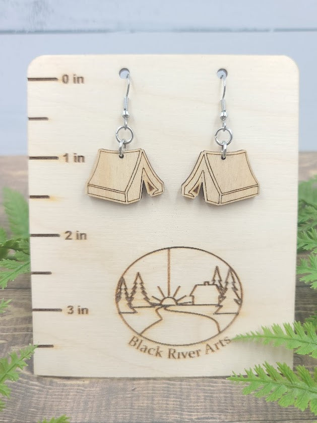 Tent Dangle Earrings