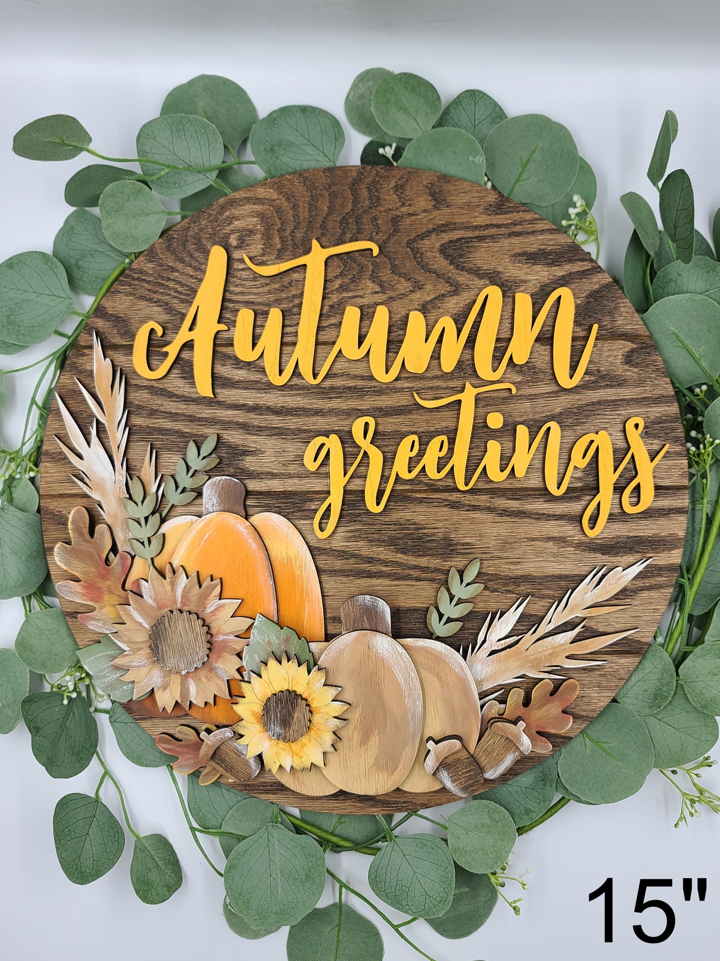 Autumn Greetings, 18"