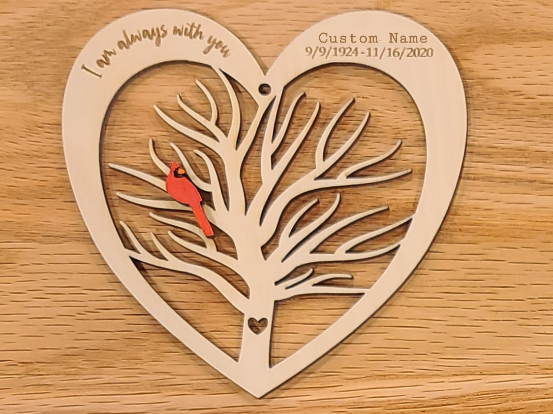 Cardinal Memorial Ornament