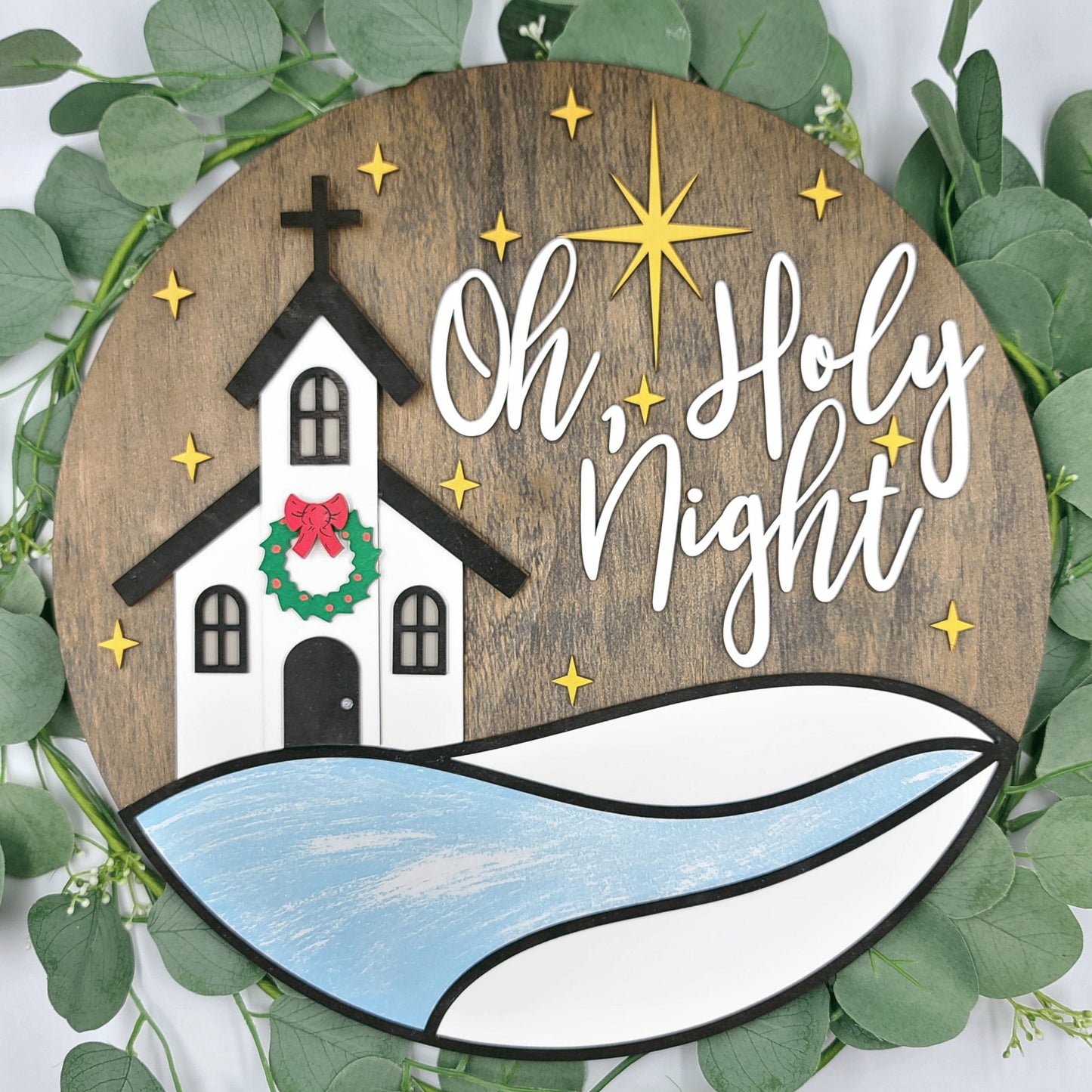 Oh Holy Night 15" Round