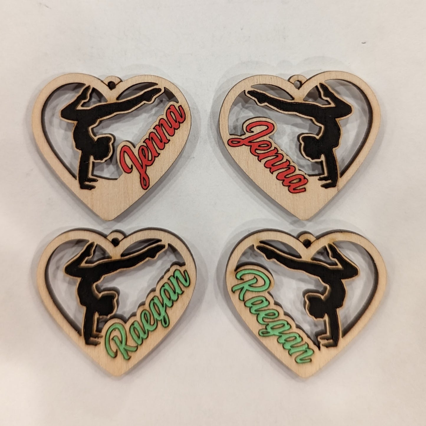 Personalized Gymnastics Earrings