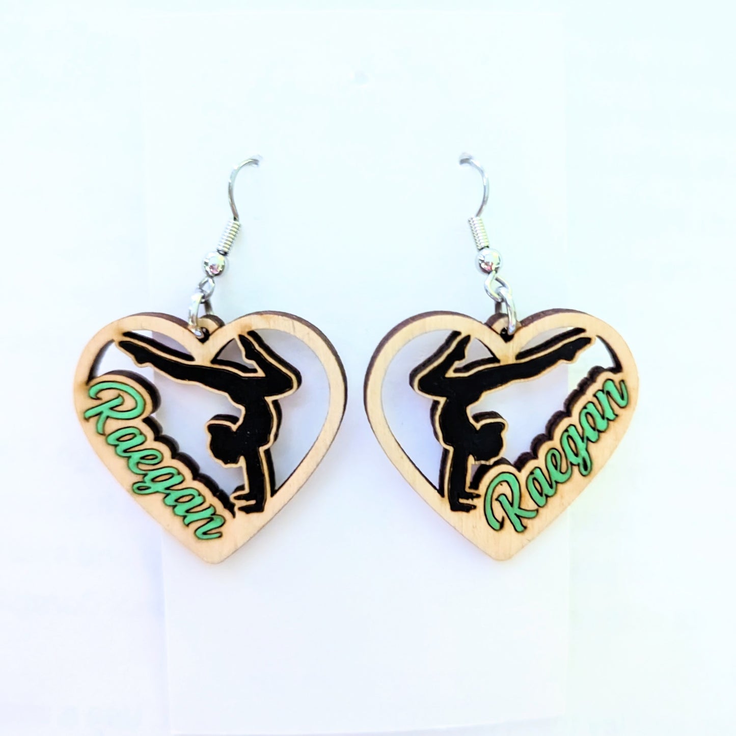 Personalized Gymnastics Earrings