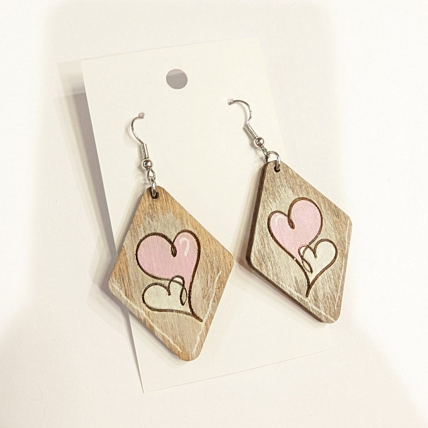 Hearts Diamonds Valentine's Day Earrings