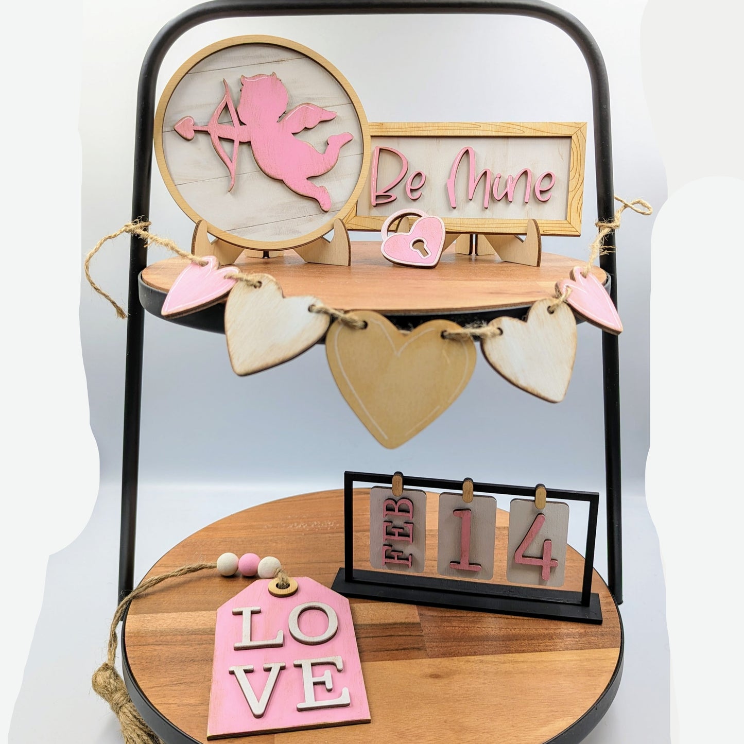 Valentine 6 pc Tiered Tray Set